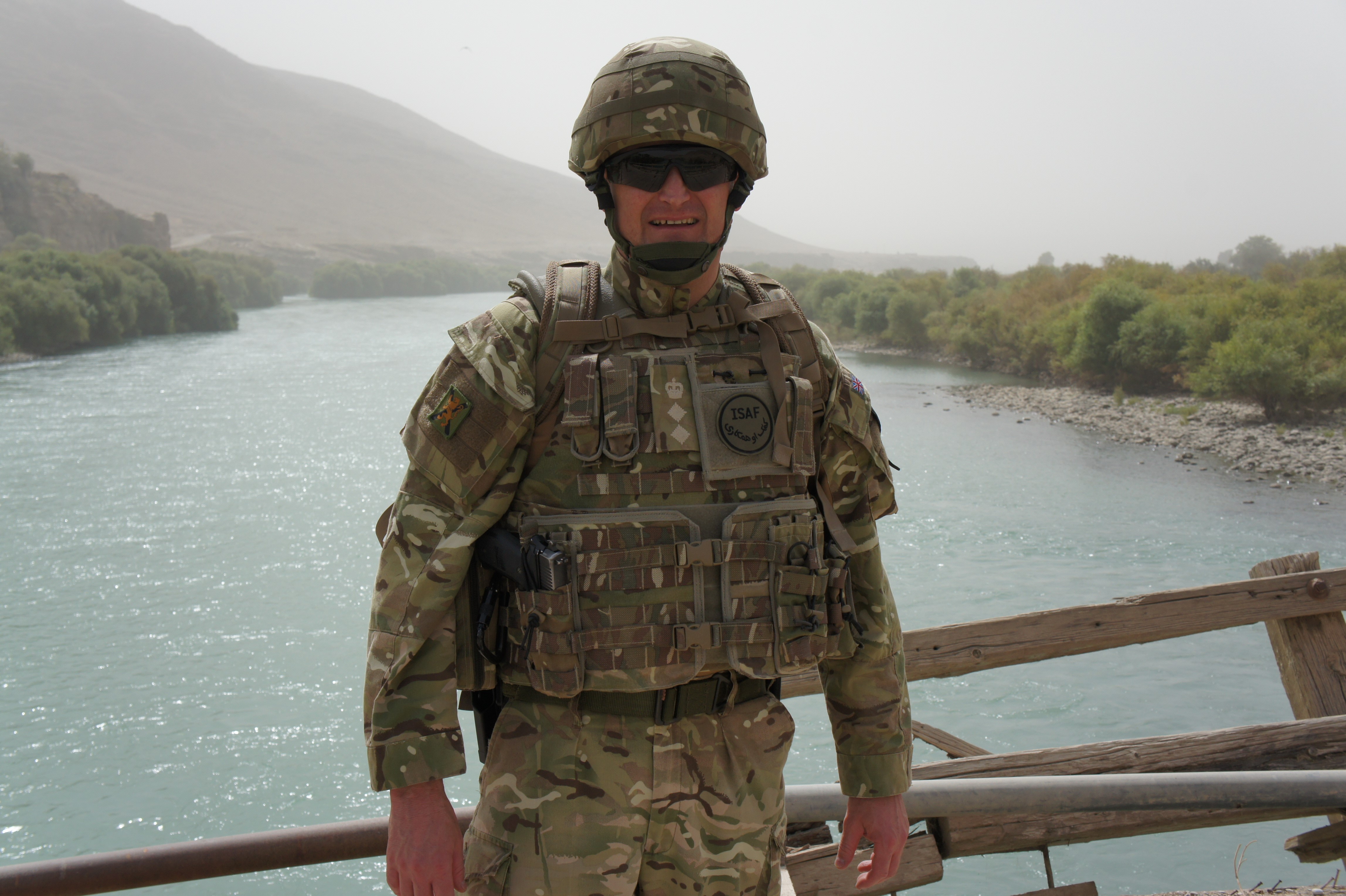 Charlie Wallace in Afghanistan