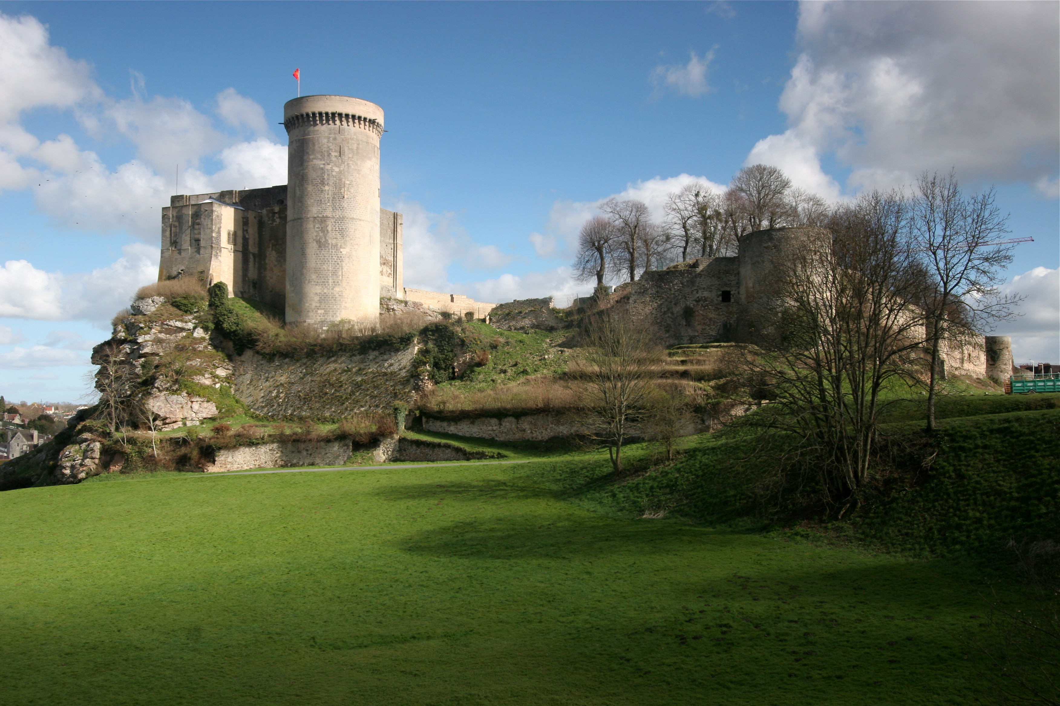 Chateau de Falaise, on the same site as an earlier castle in which William the Conqueror was born