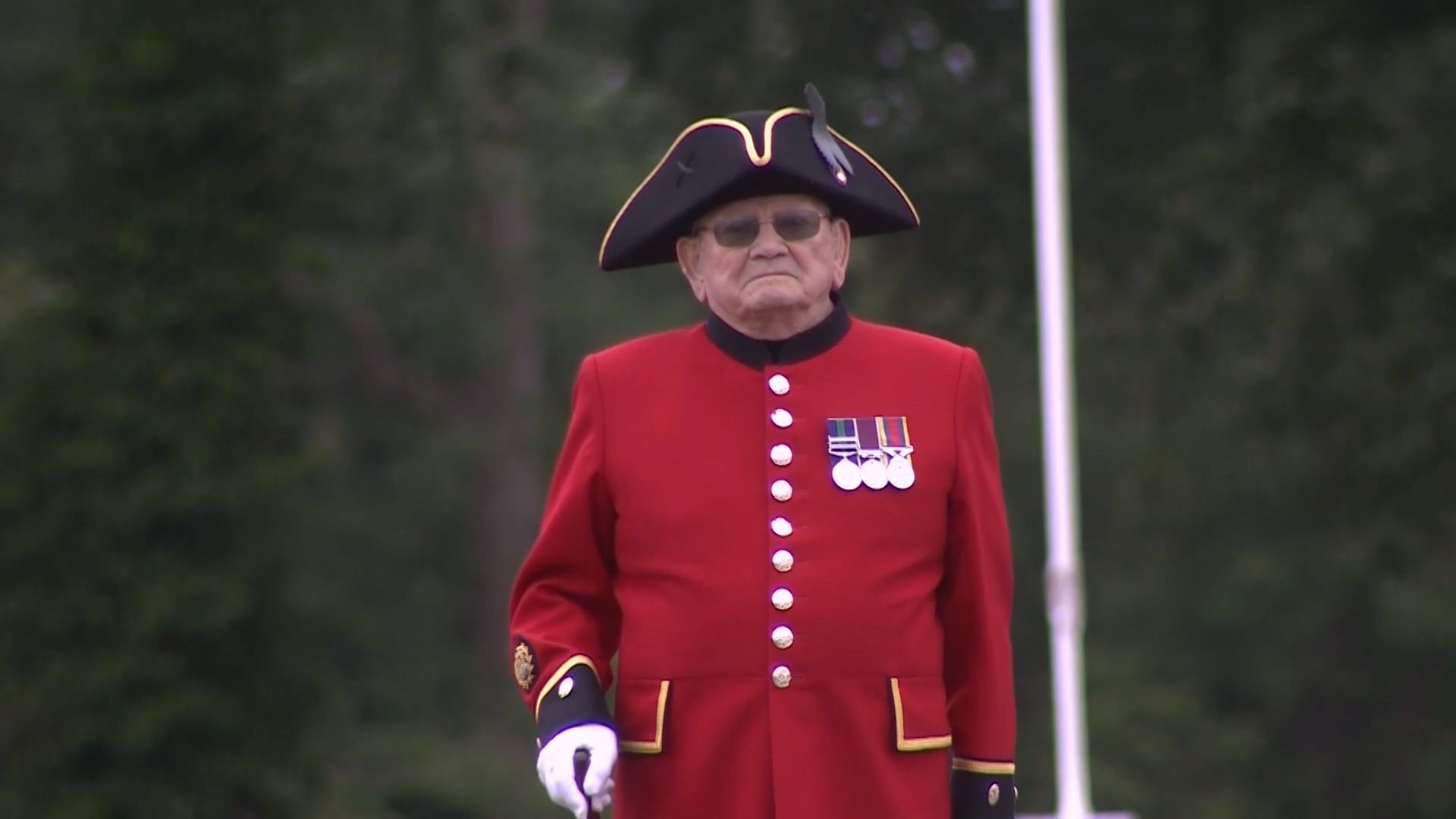 Chelsea Pensioners joined in this year's competition, though they were unable to take first prize.