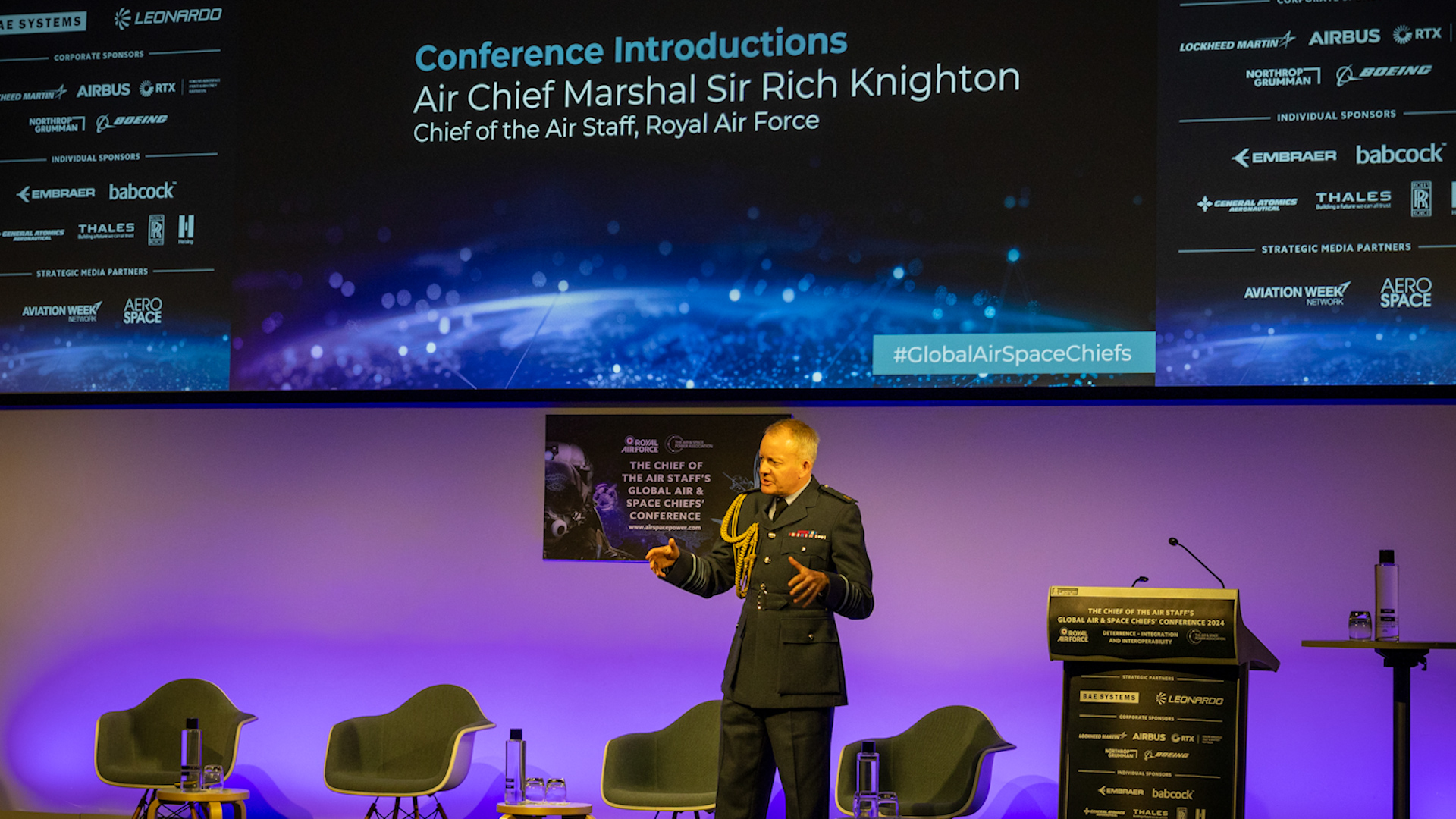Chief of the Air Staff’s Global Air and Space Chiefs’ Conference 2024 18072024 CREDIT RAF