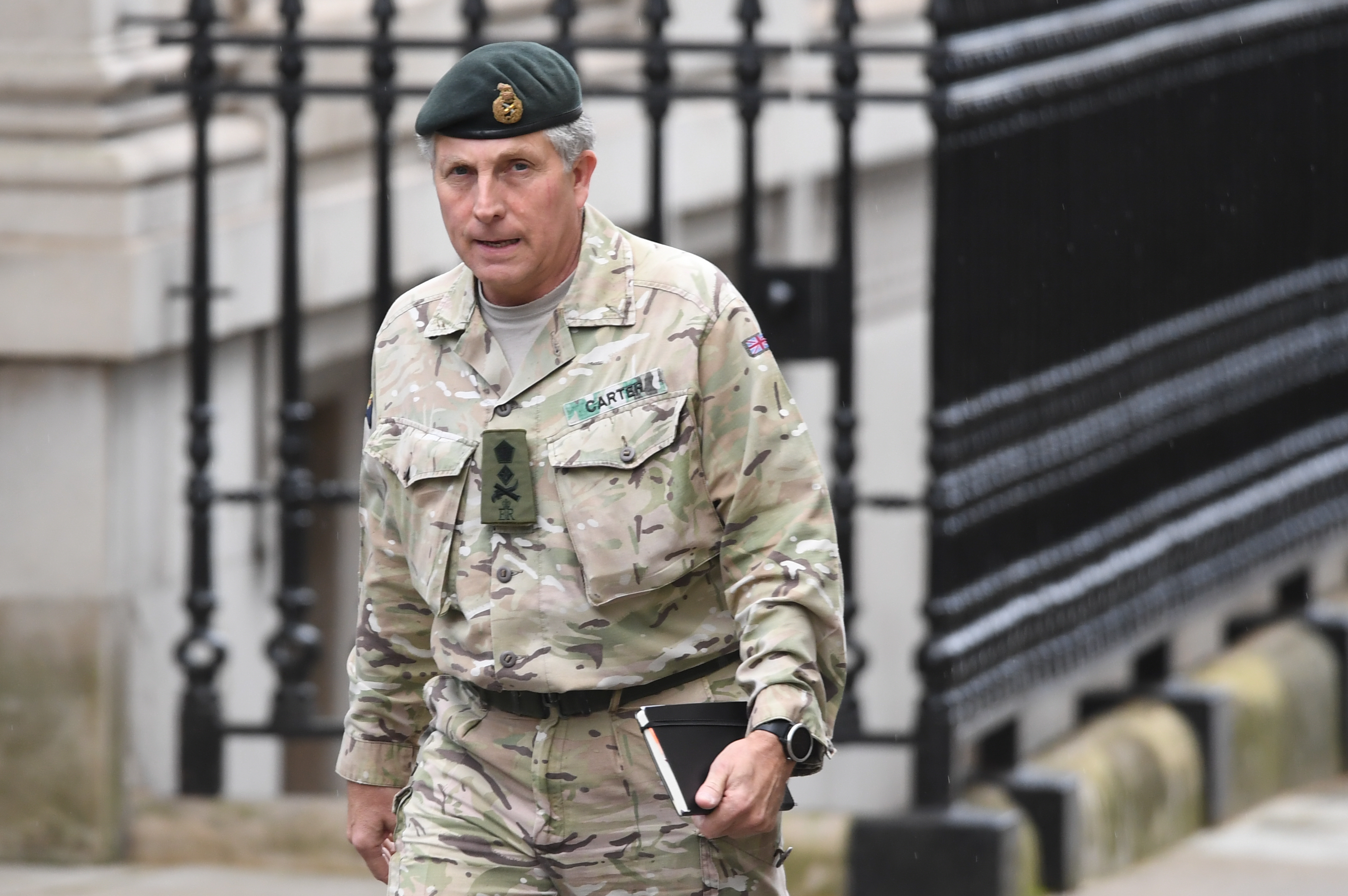 Cover image: General Sir Nick Carter arriving at Downing Street in March (Picture: PA).