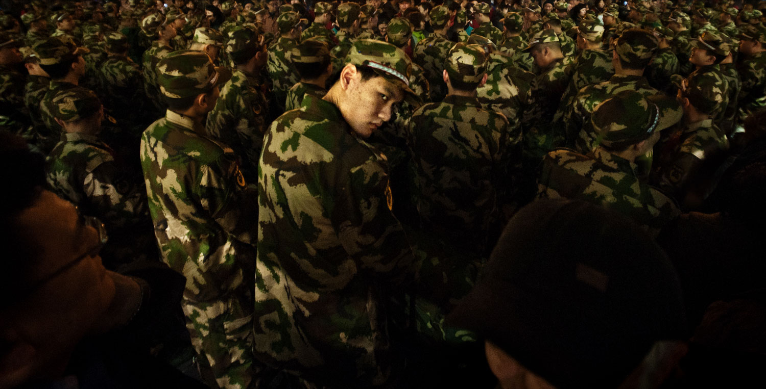 Over 1,000 Protest Outside Chinese Defence Ministry