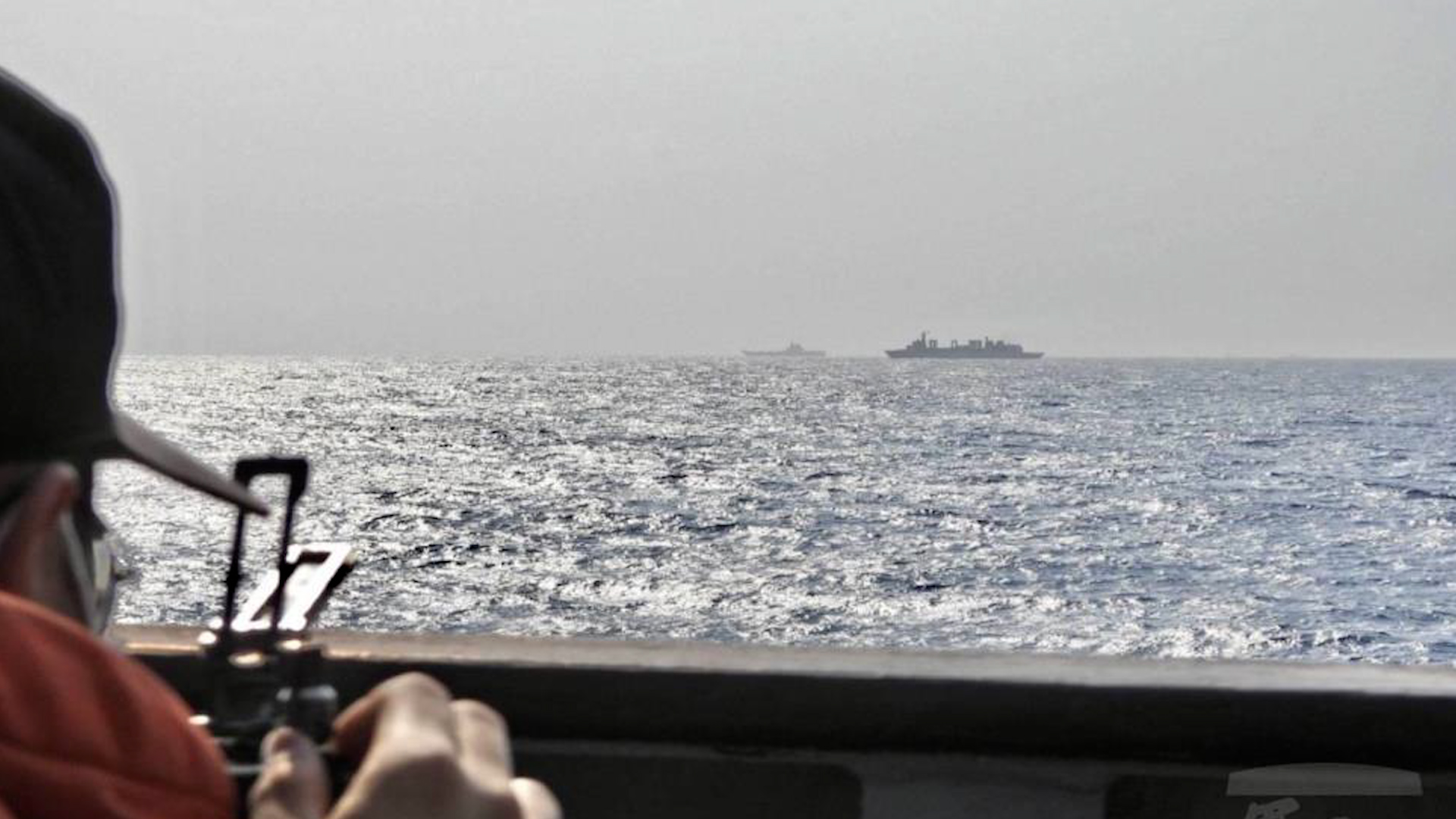 Chinese fleet of ships southeast waters Taiwan 080423 CREDIT Taiwan Department of Defense