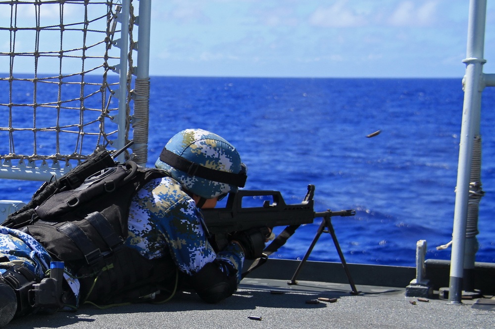 Chinese marine during Rim of the Pacific exercise