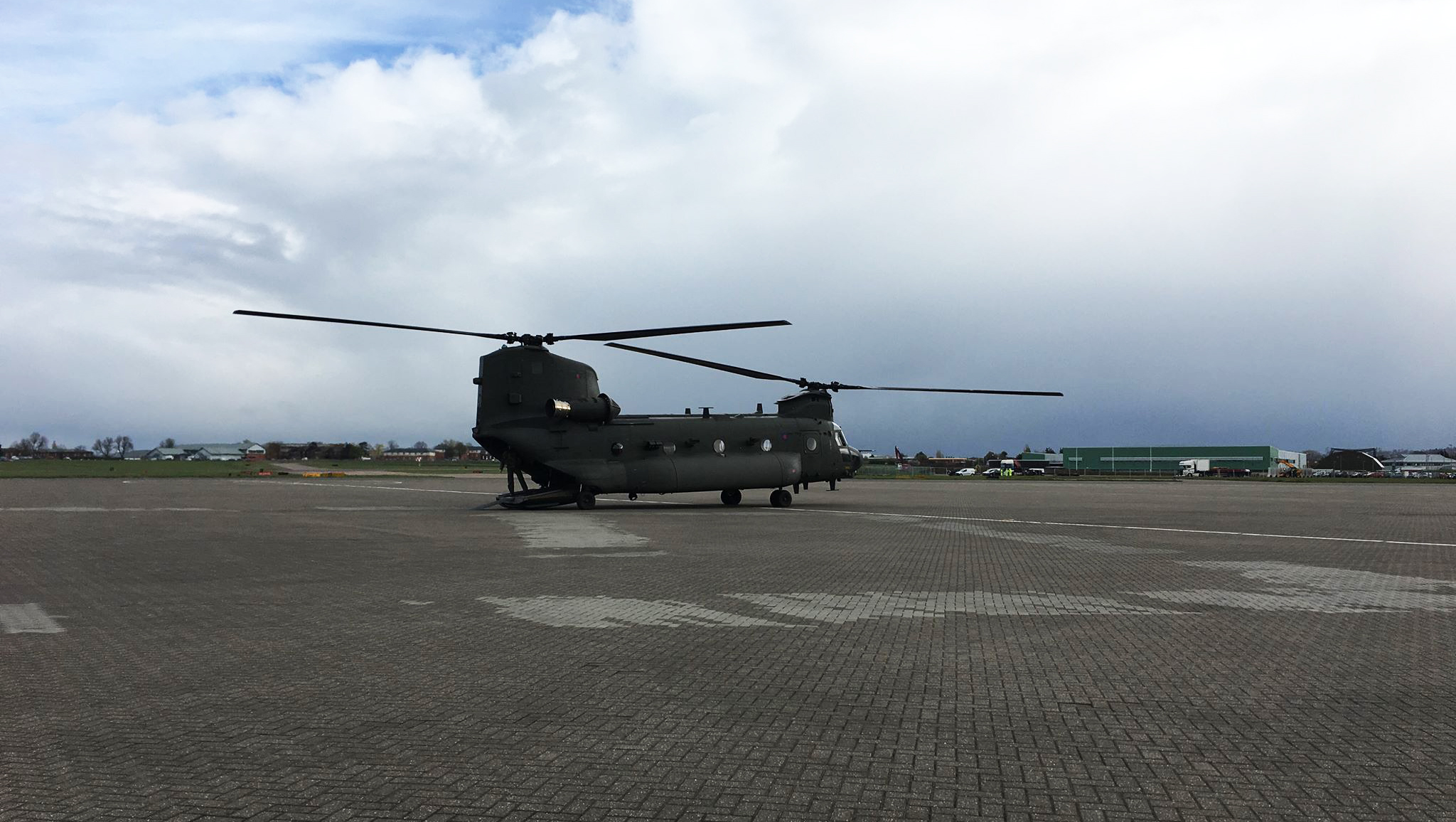 Chinook at RAF Northolt BFBS 050419