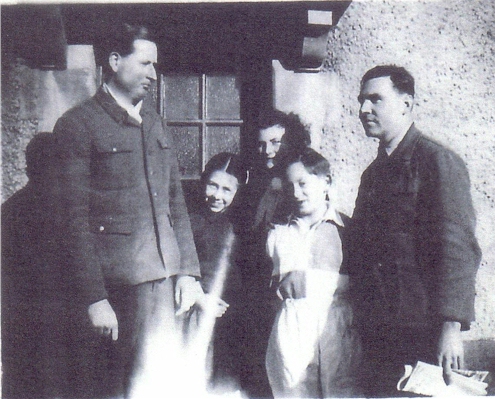 Klaus Behr (right). Credit: Chipping Campden History Society