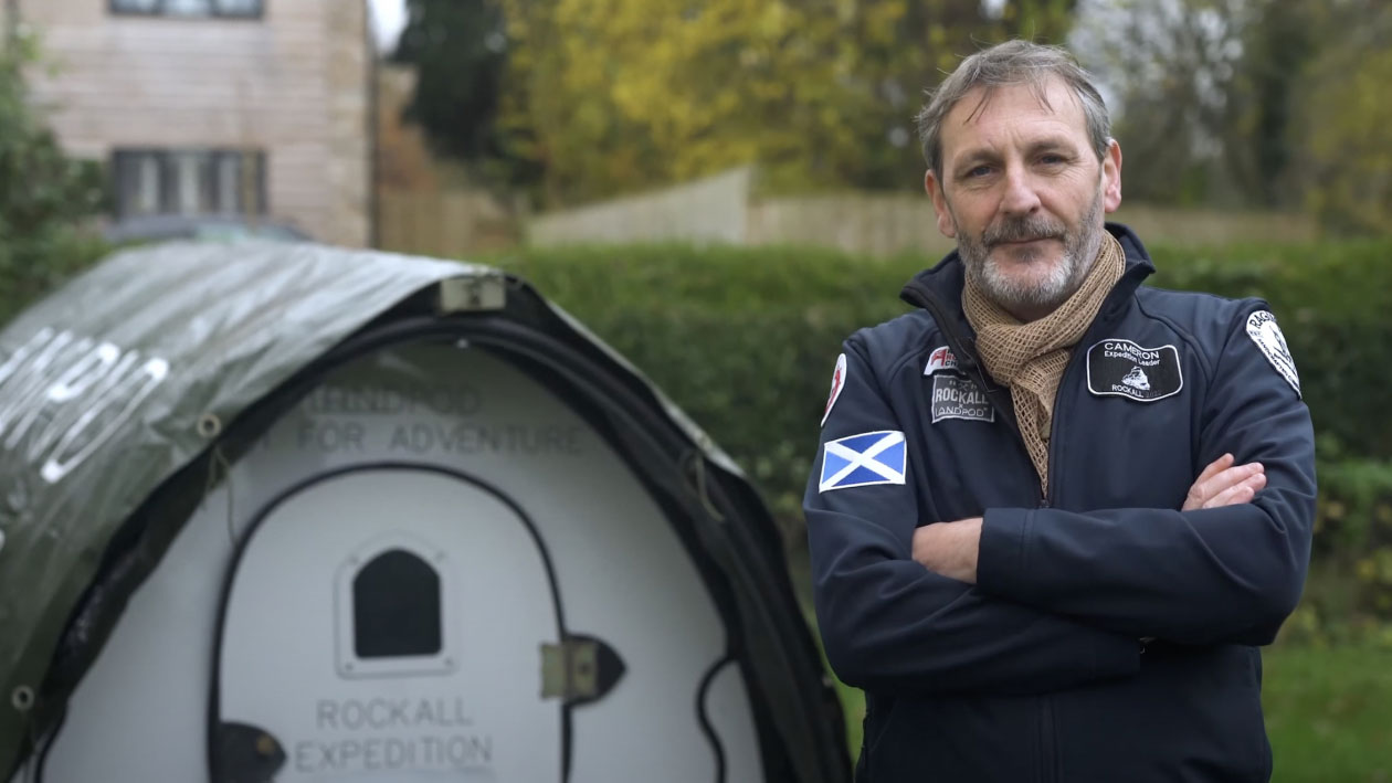 Chris Cameron is taking on the Rockall Expedition to raise money for military charities CREDIT Rockall Expedition www.rockallexped.com