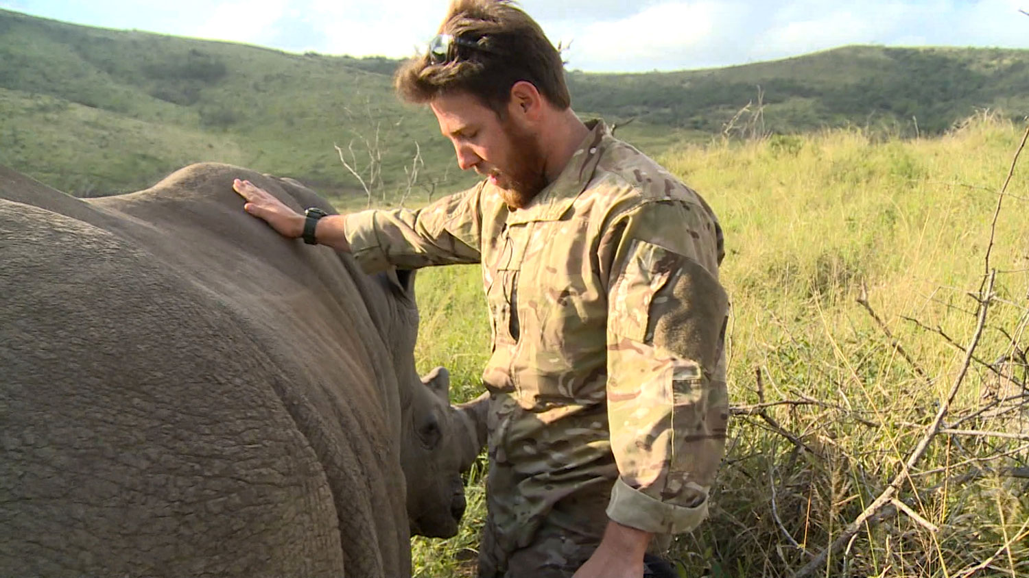 Chris Terrill’s Wildlife Warriors Sully Sullivan Rhino South Africa Screengrab