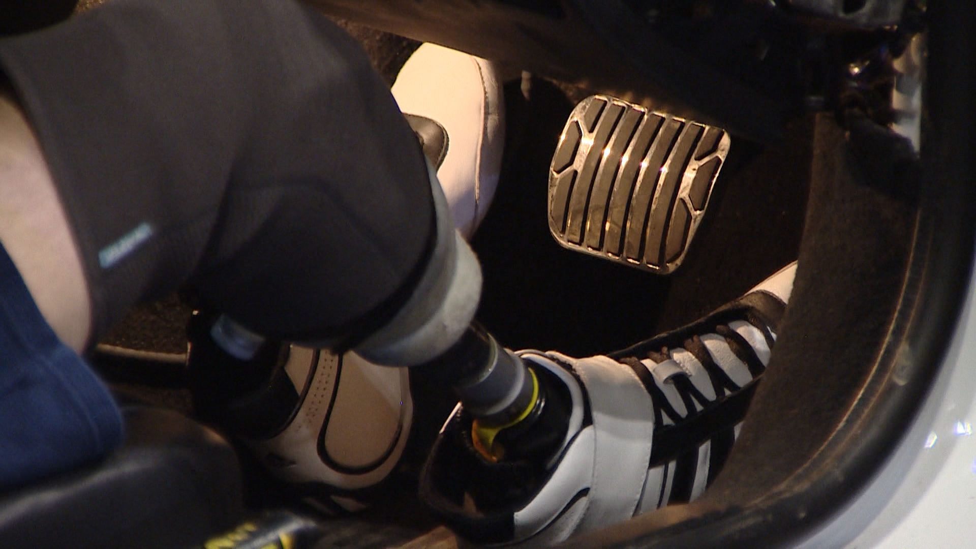 Teenage racing driver Billy Monger's prosthetic legs