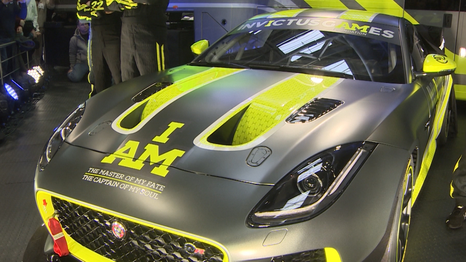 Invictus Games Racing Jaguar car