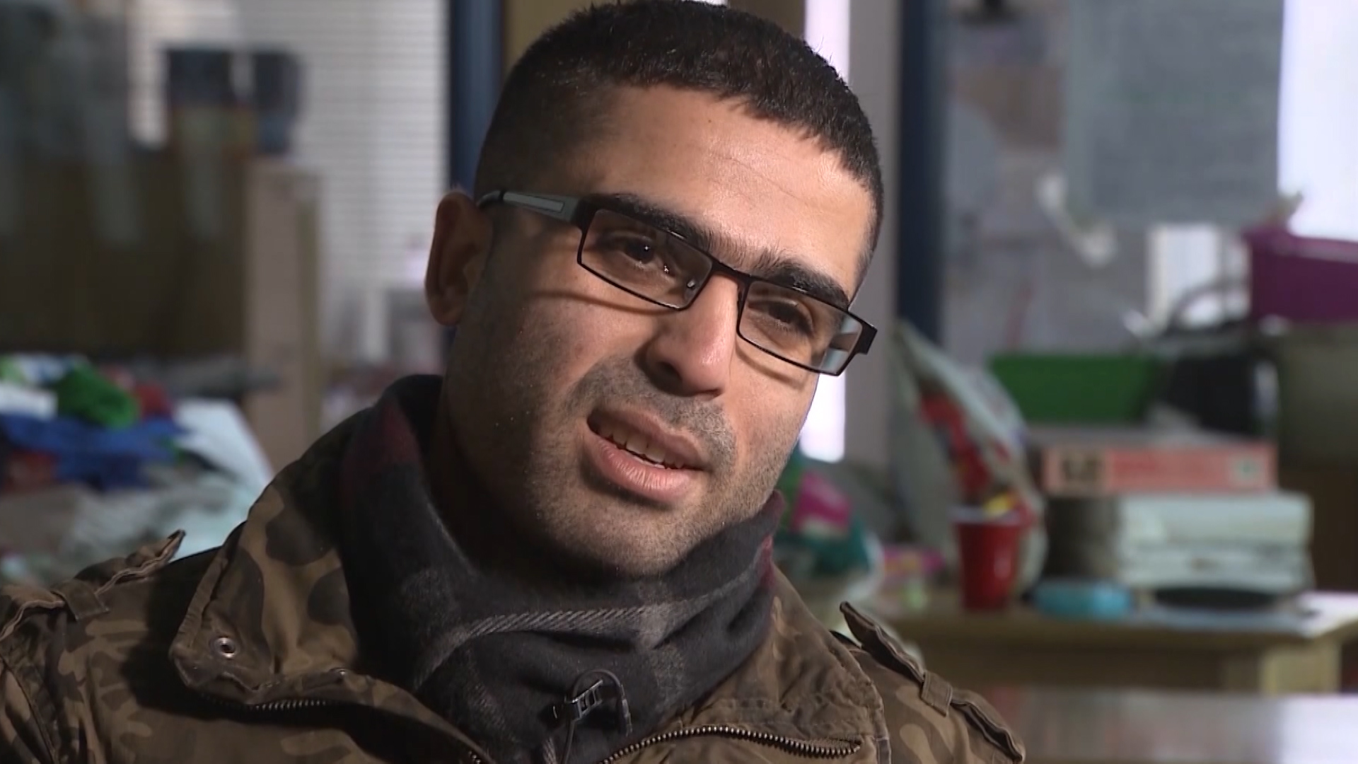 Former Afghan interpreter Hafizullah Husseinkhel