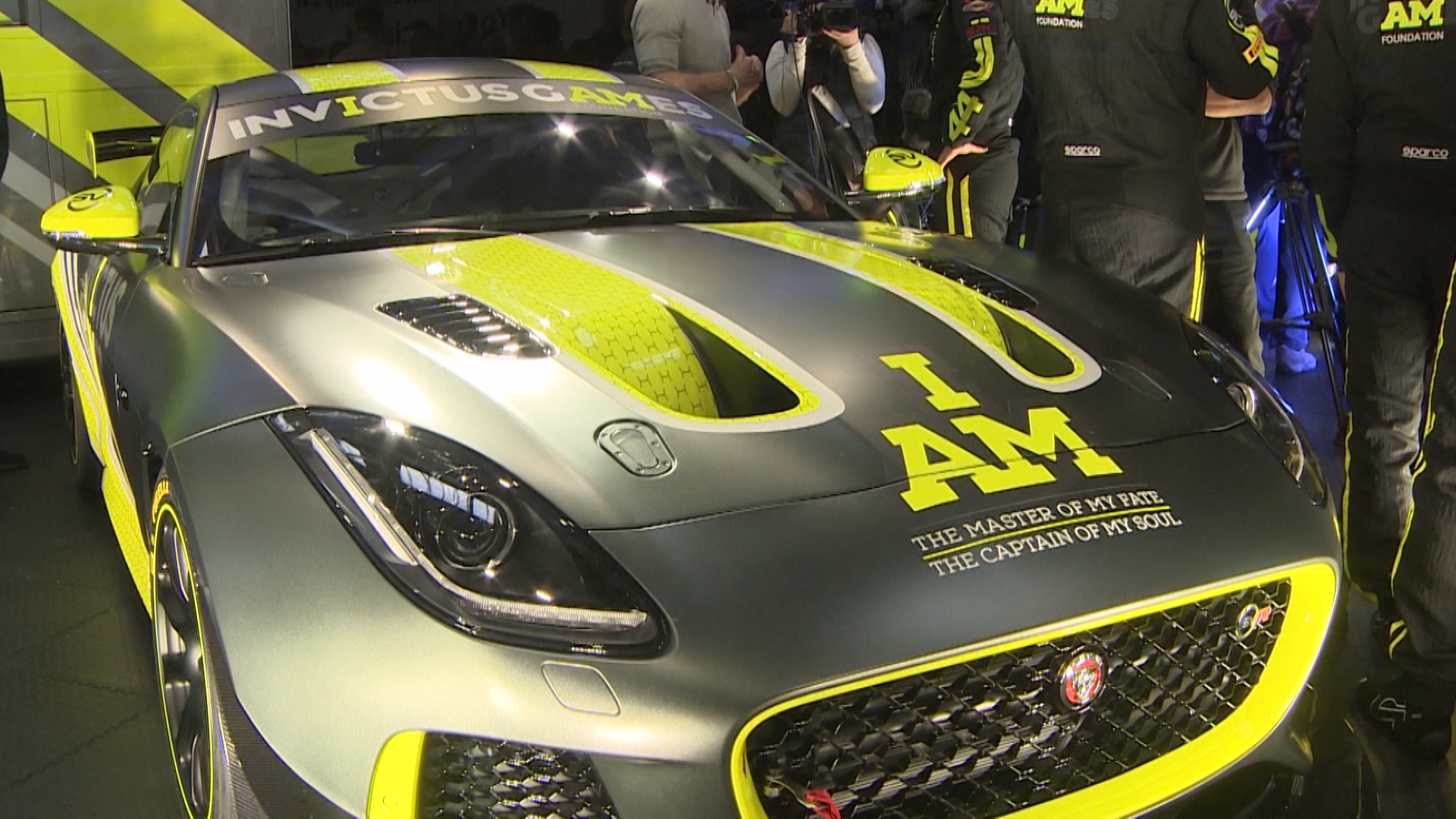 Invictus Games Racing Jaguar car