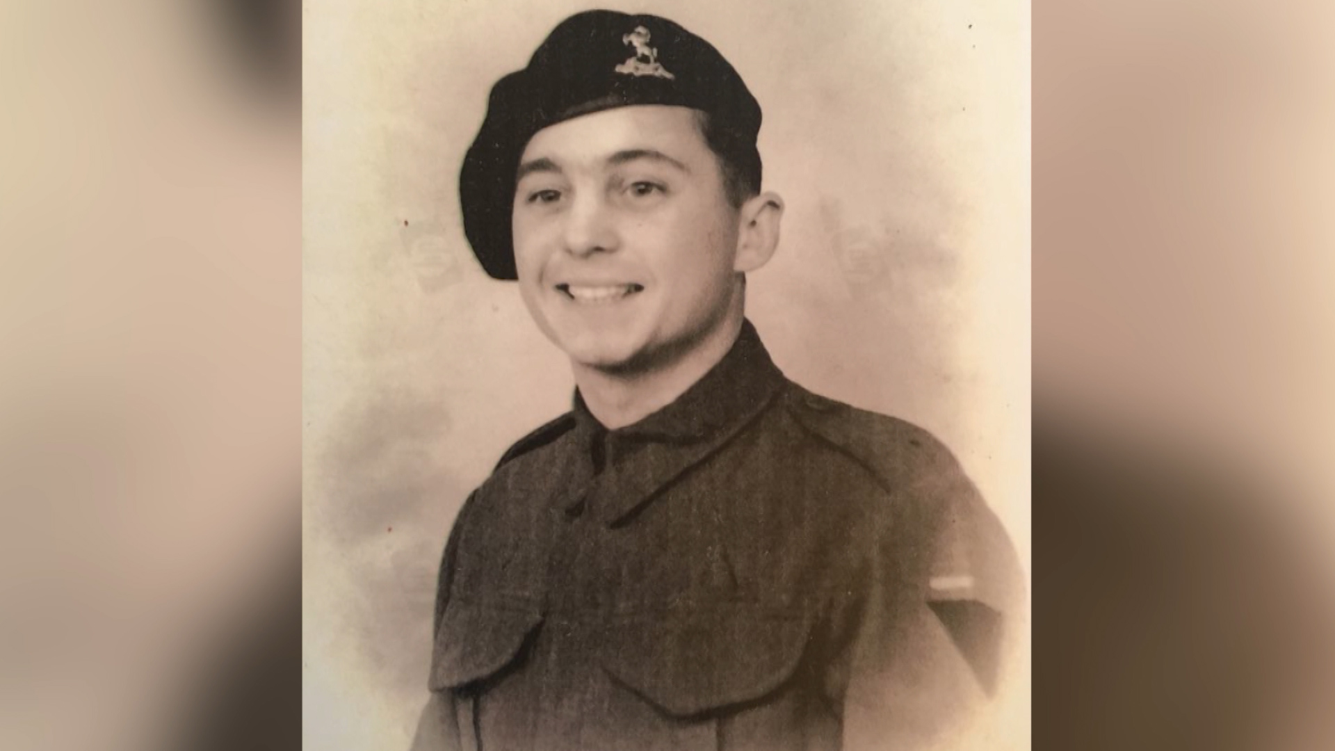 D-Day veteran Tony Rampling 