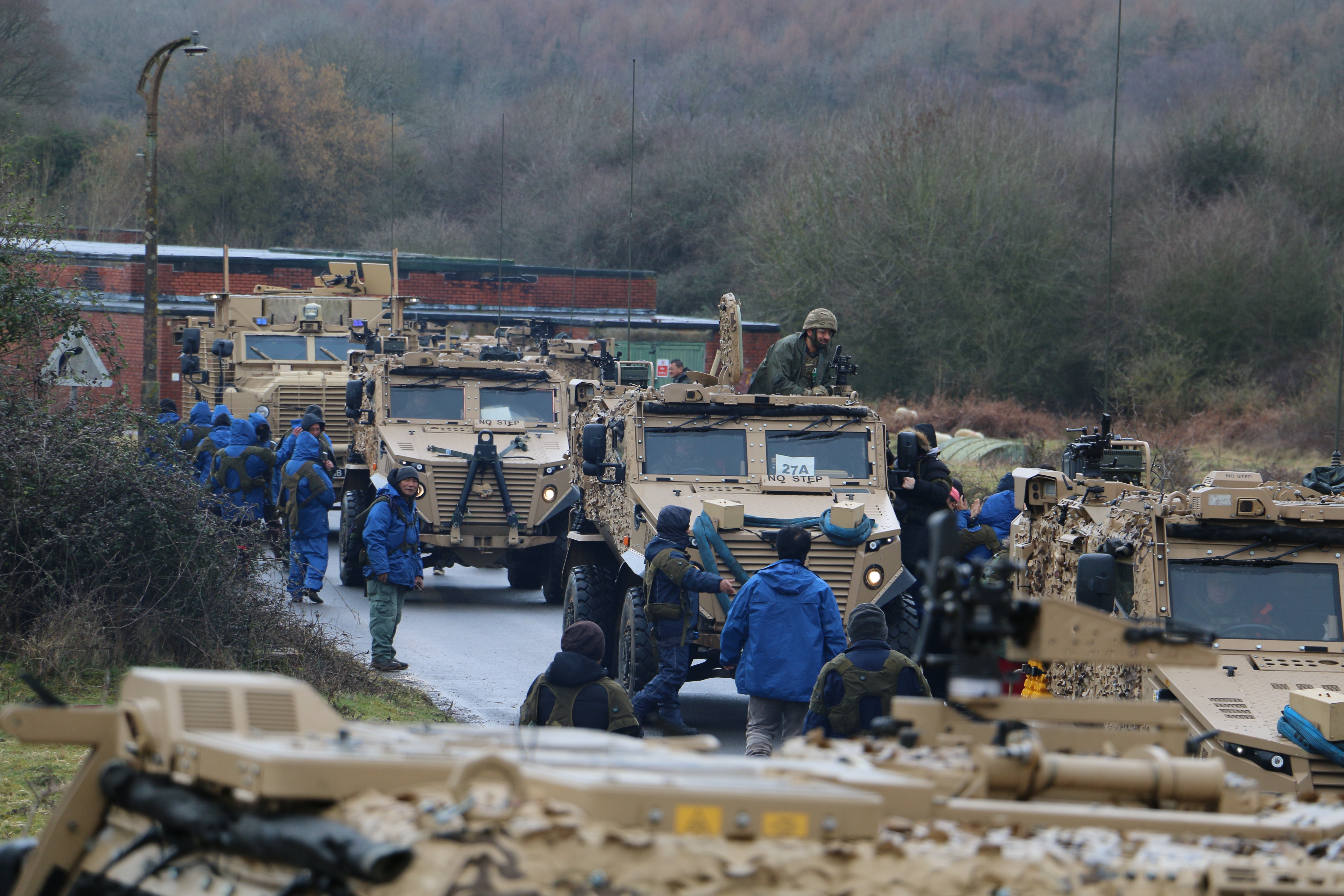 Civilians and troops train together during Op Toral 8 060319 CREDIT BFBS