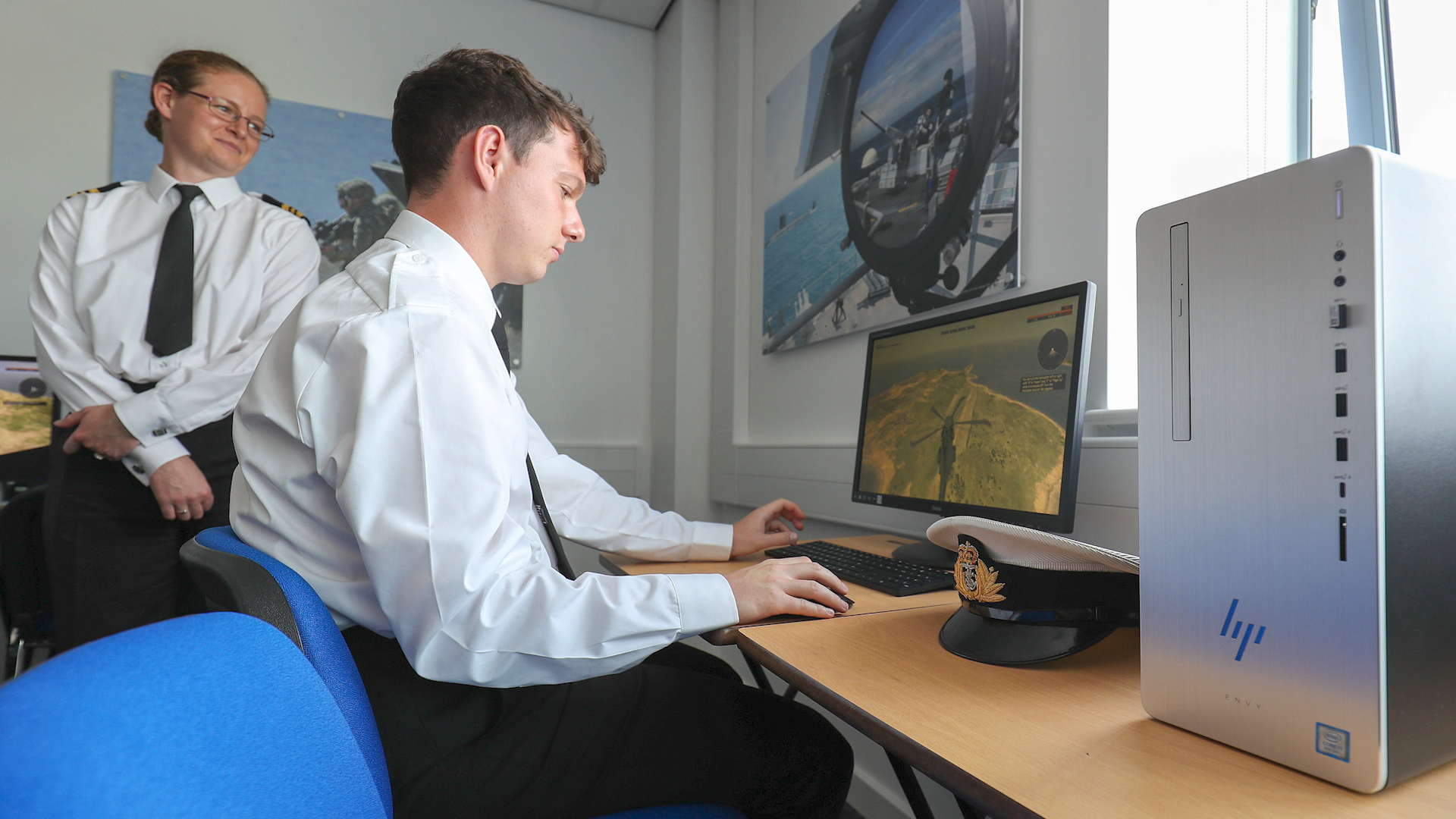 Classrooms and training rooms at HMS Cambria new building in Cardiff Bay 310720 CREDIT Royal Navy.jpg 