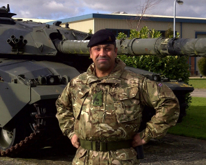 Army Reservist James Cleverly has served for nearly 20 years.