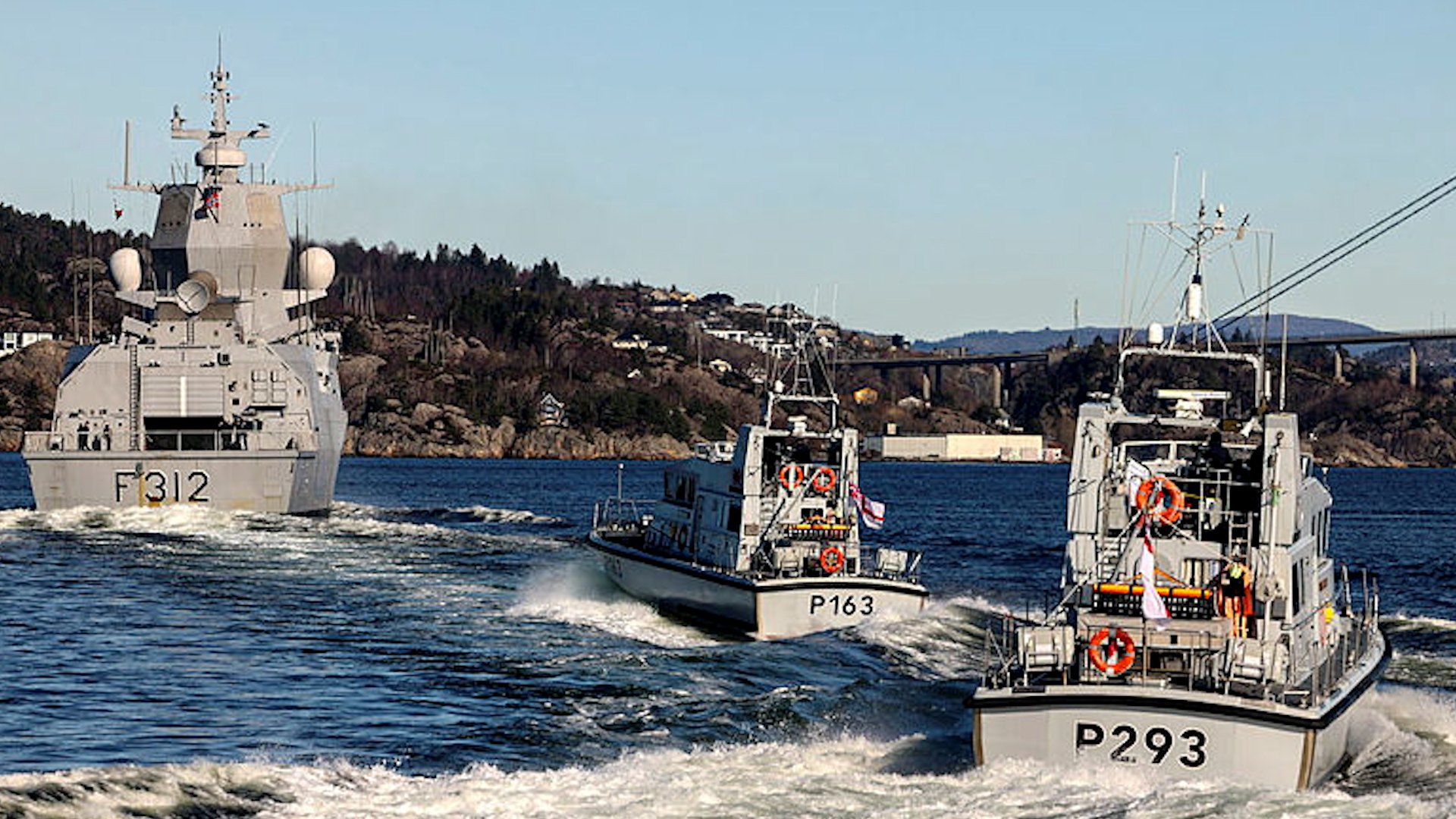  Coastal Force Squadron P2000 ships taking part in Exercise Tamber Shield 240325 CREDIT Royal Navy