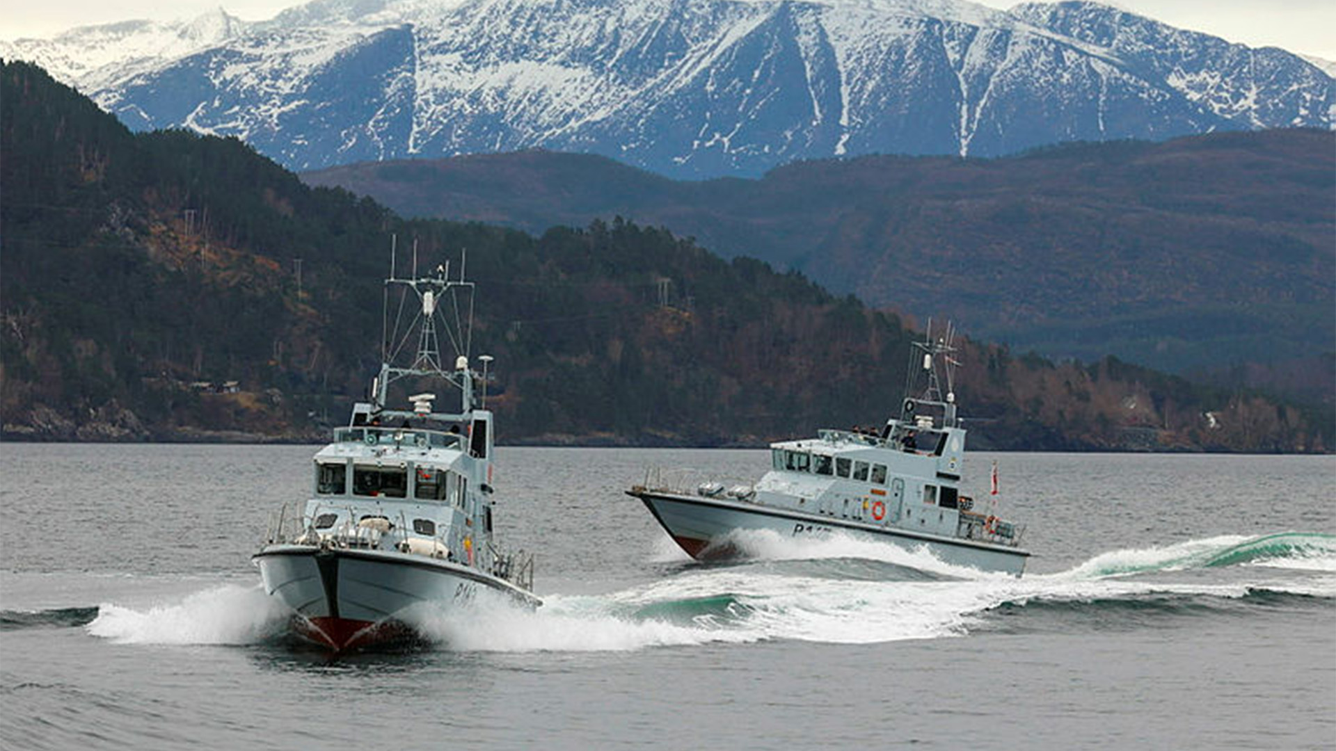 Royal Navy Coastal Forces Squadron P2000s also joined the exercise in Norway's fjords