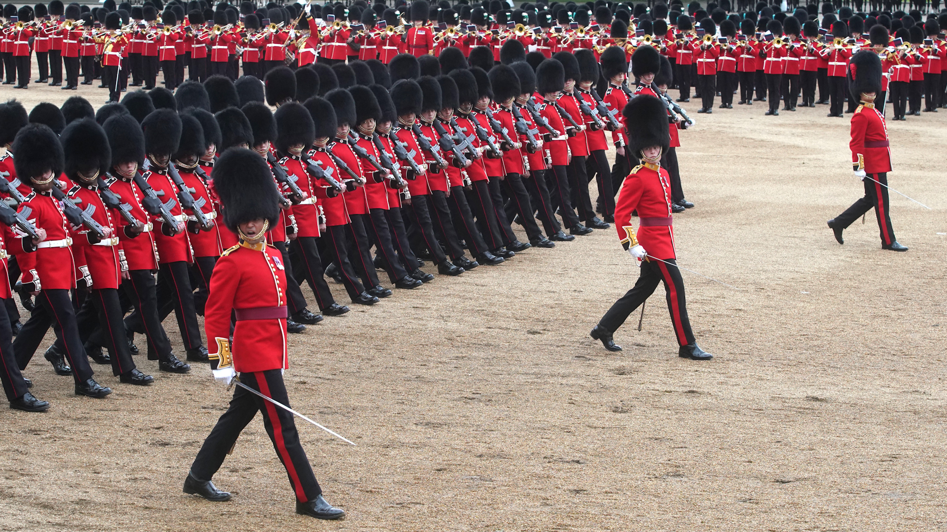 Colonel's Review ahead of Trooping the Colour 080624 CREDIT PA