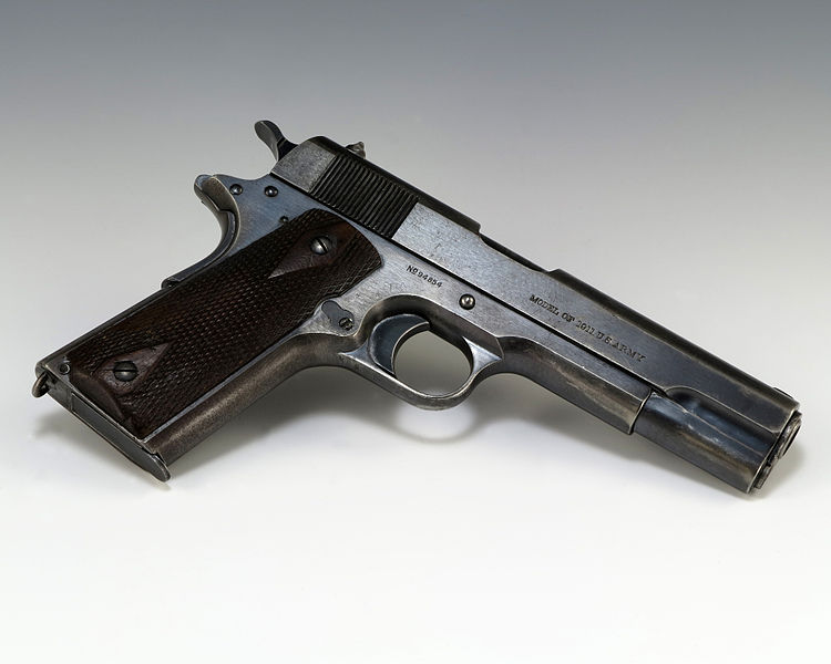 Colt 1911 from Gerald R Ford Presidential Museum 750px-Pistol_used_by__Squeaky__Fromme
