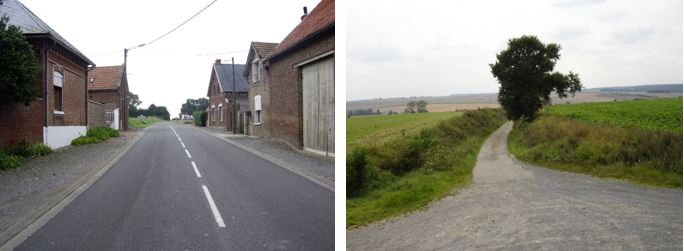 Flesquieres village, views from inside and out