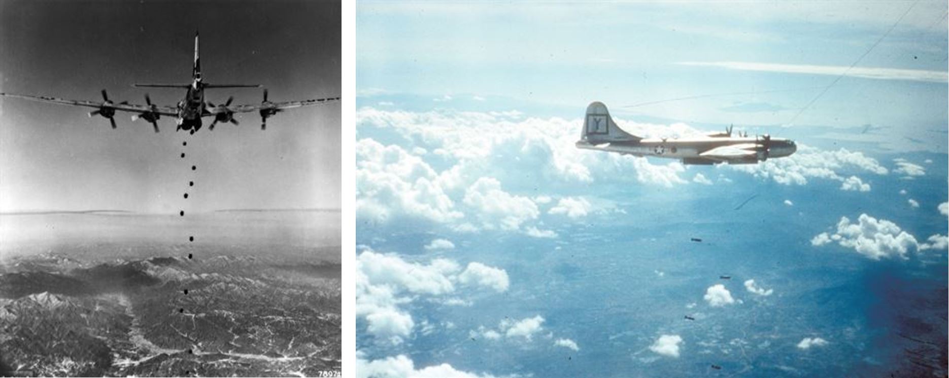 Combo bombers B-29s korean war