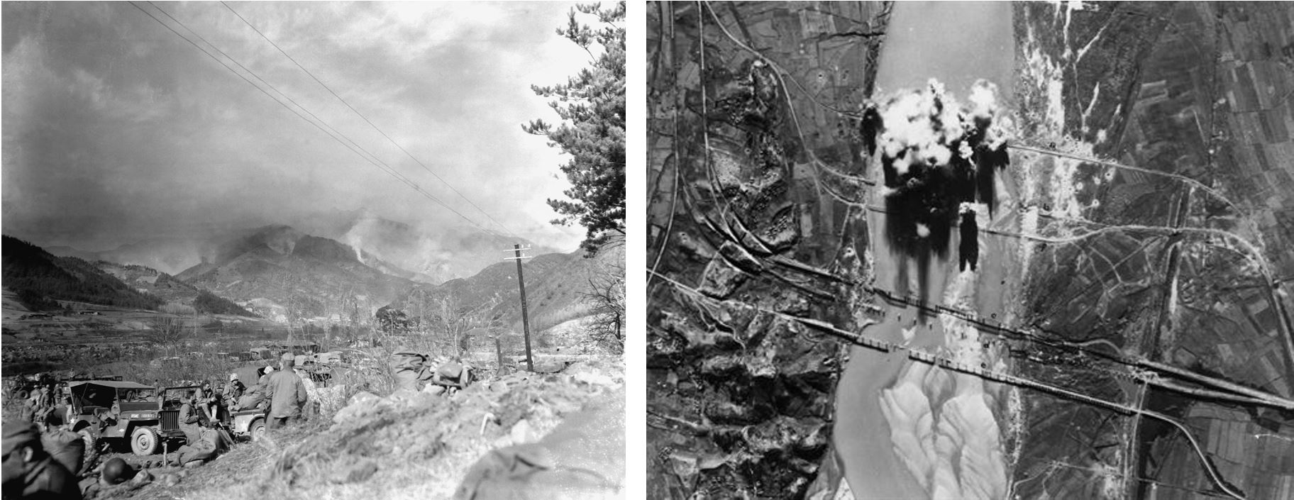 Combo bombing Korean War
