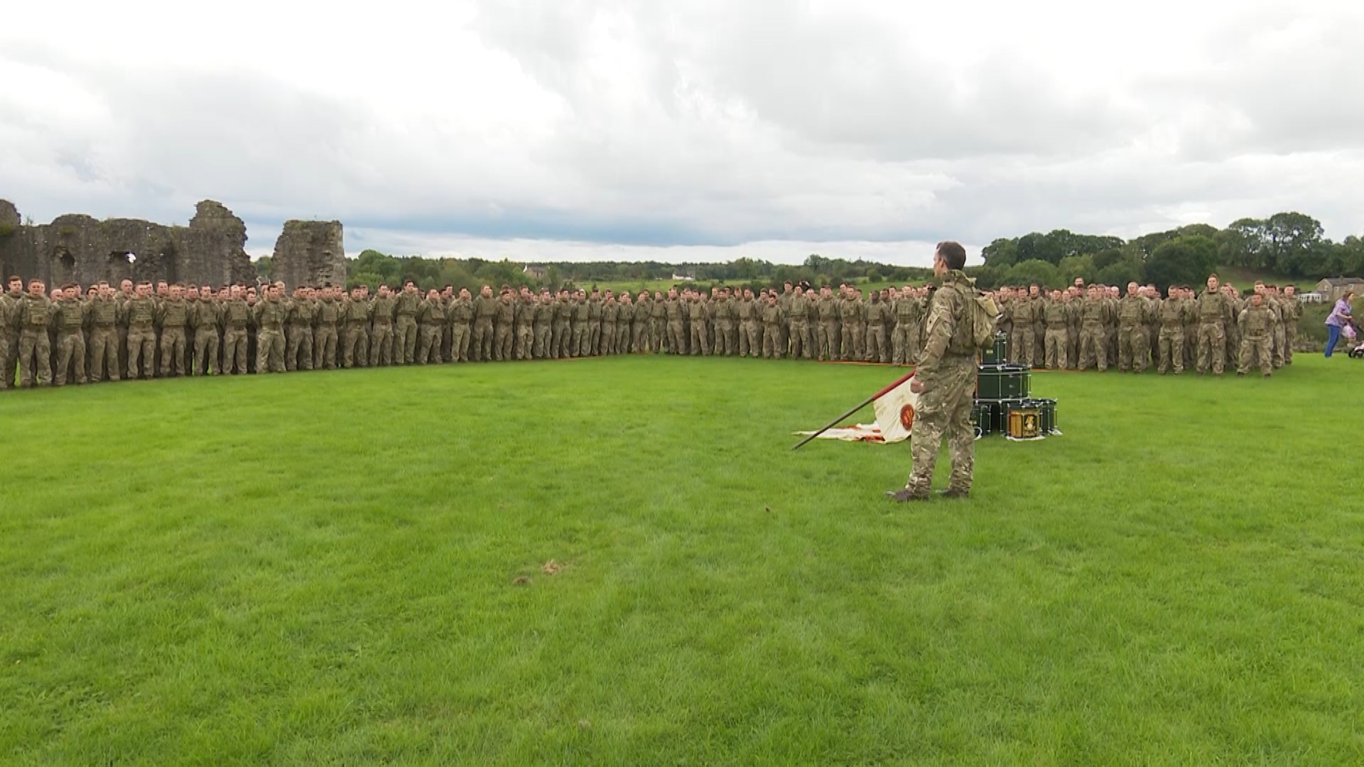 Commanding Officer addresses troops ahead of 2 Yorks Afghanistan deployment 011019 CREDIT BFBS.jpg