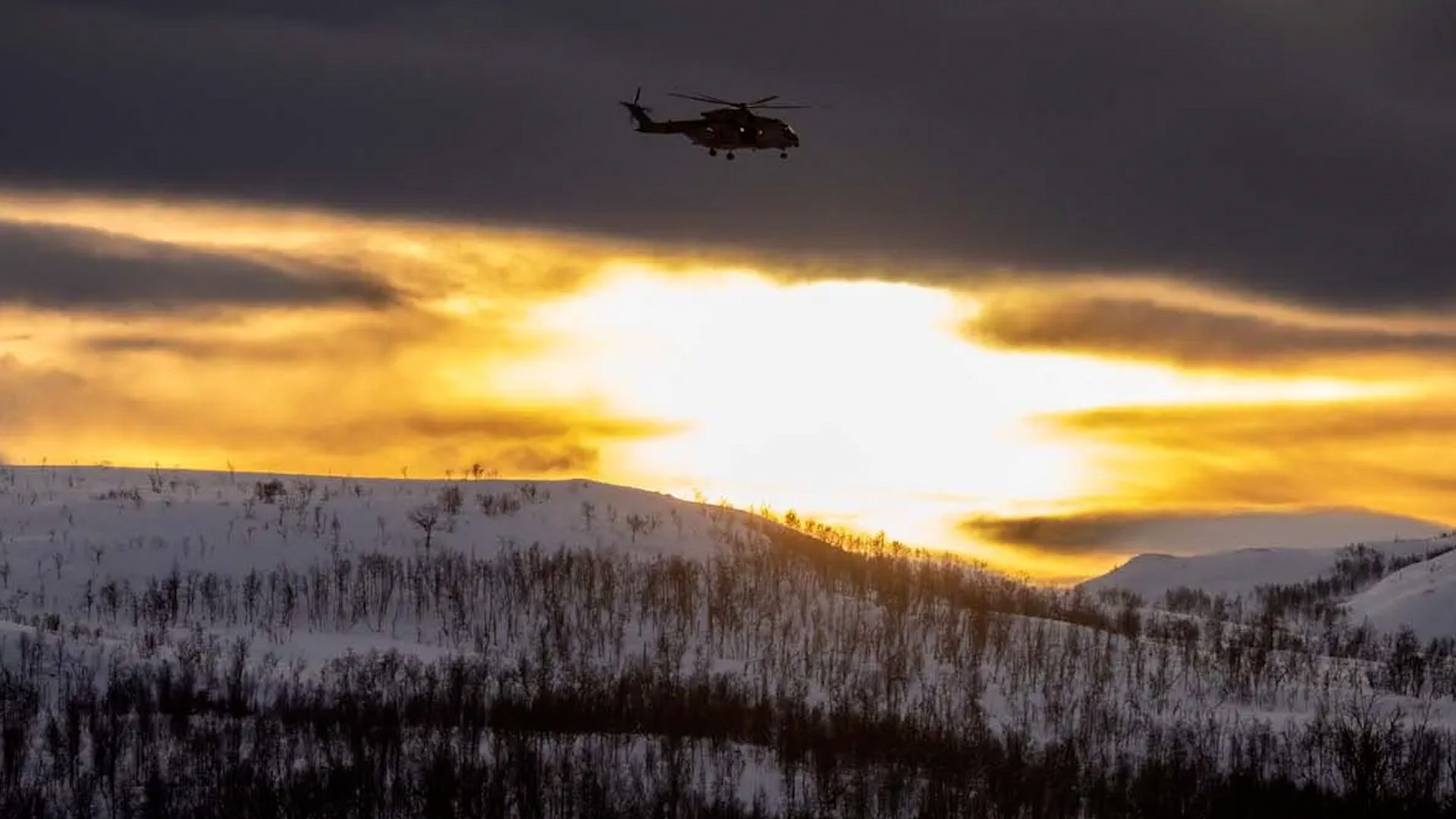 Under Operation Clockwork, the Commando Helicopter Force is deploying to Bardufoss Air Base, with Wildcat and Merlin helicopters (Picture: Royal Navy)
