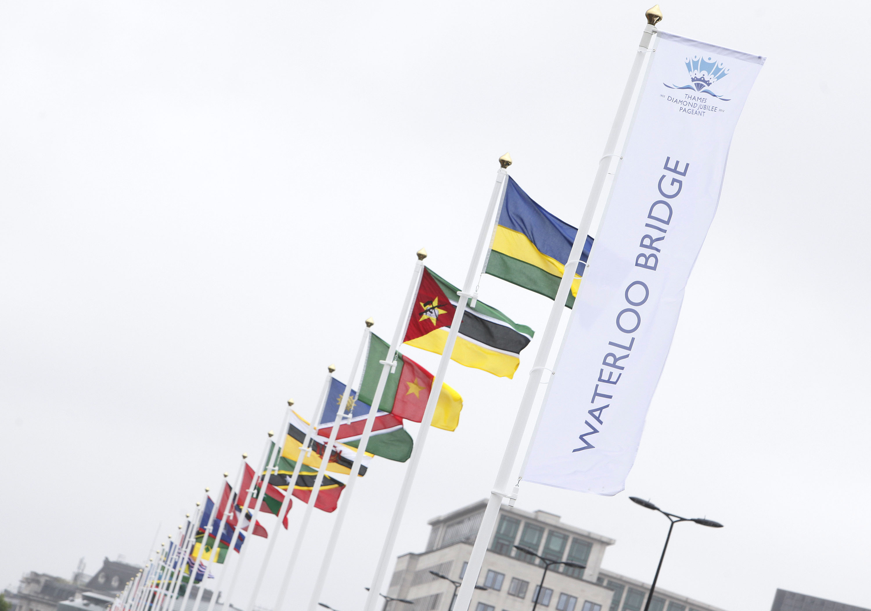 Commonwealth Flags during the Diamond Jubilee 110319 