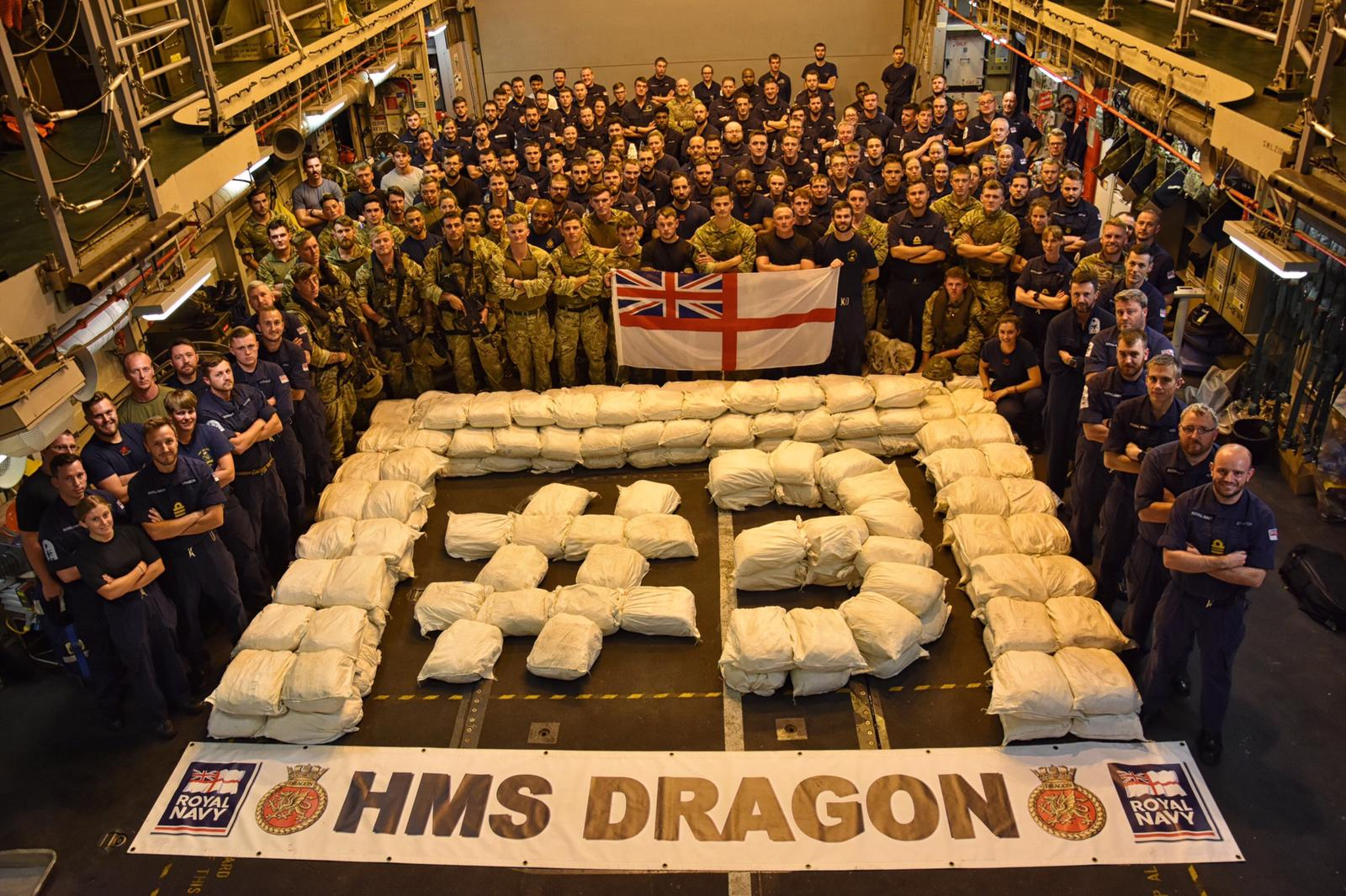 HMS Dragon Drug Seizure