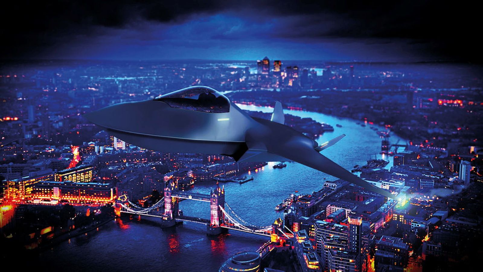 Computer-generated image of the proposed Team Tempest Future Combat Air System concept (Picture: BAE Systems).