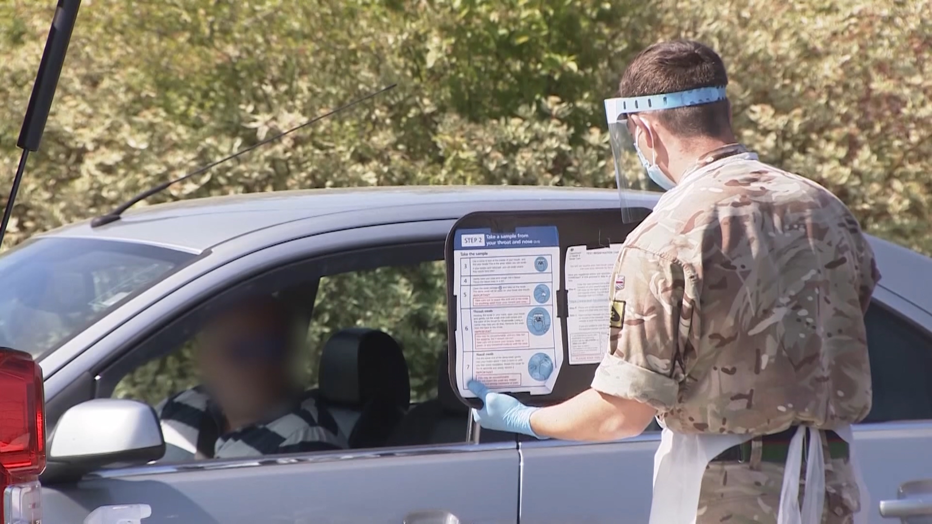 A dozen of soldiers from The Royal Welsh have been working on the site over the last two days.
