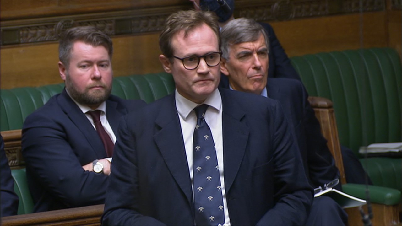 Conservative Minister Tom Tugendhat (Picture: Parliament TV).