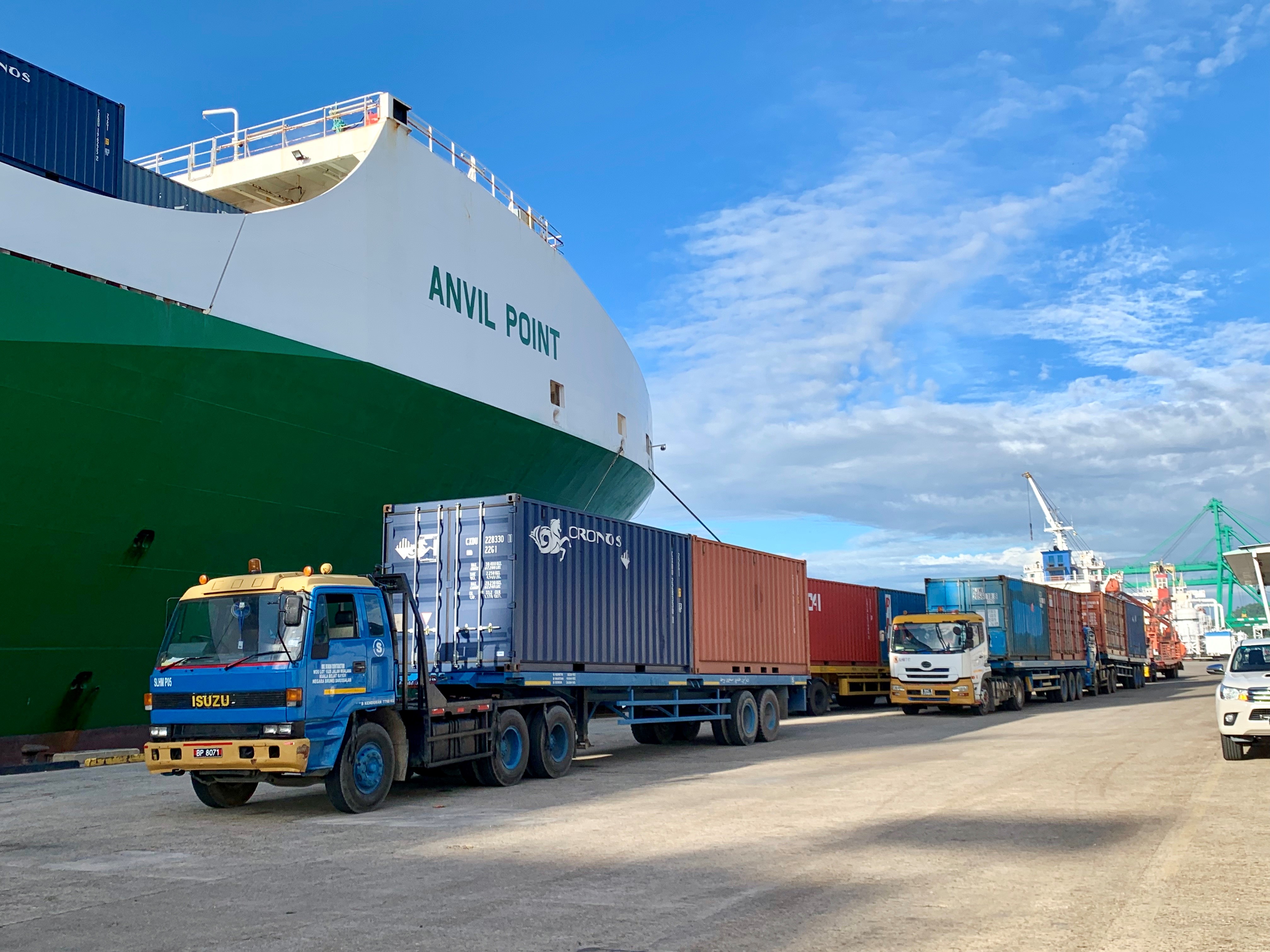 RLC Brunei Resupply Containers Ready to Go