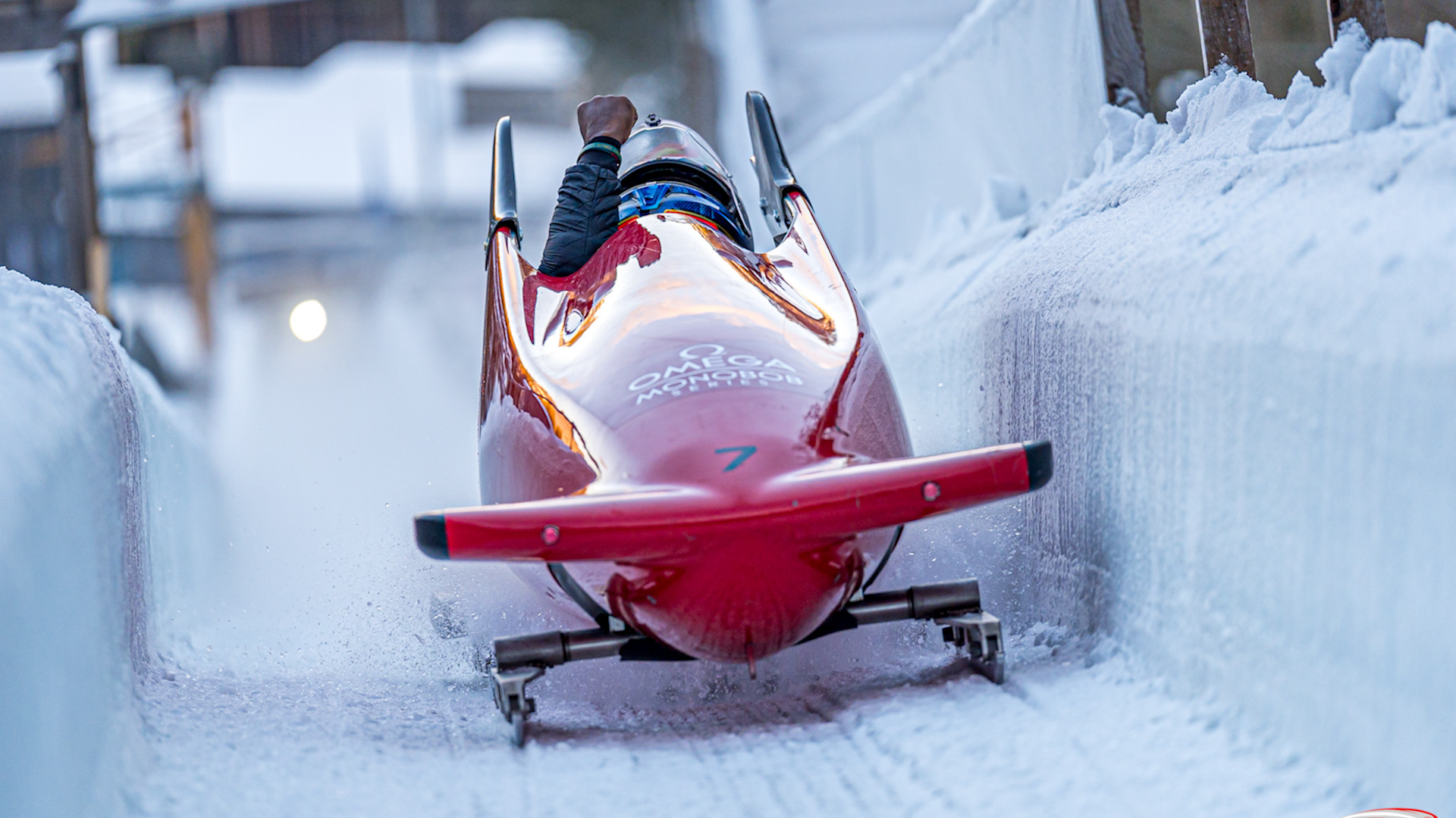 Corie Mapp competes at the para bobsleigh world cup in Lillehammer CREDIT IBSF DATE 19012025.jpg 