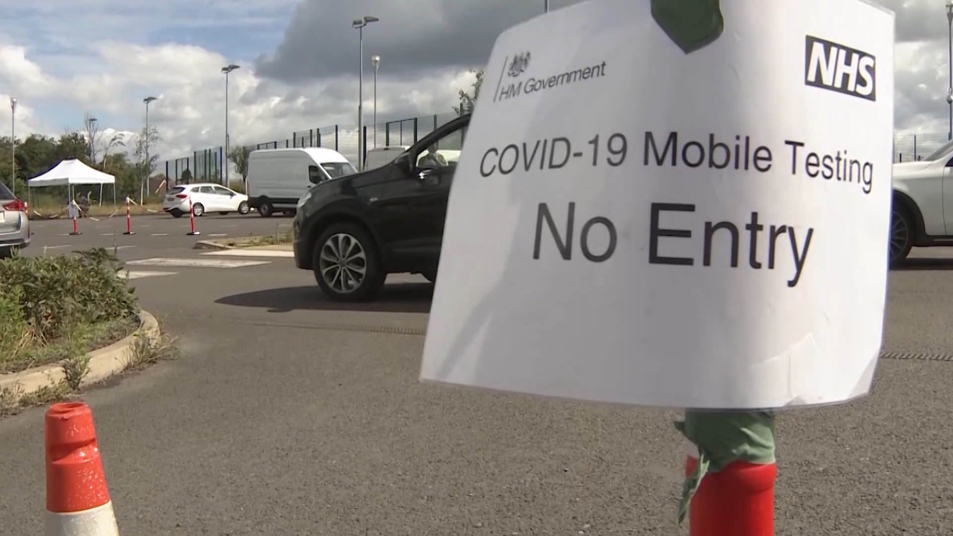 The military helped with the rollout of mobile coronavirus testing units earlier this year.