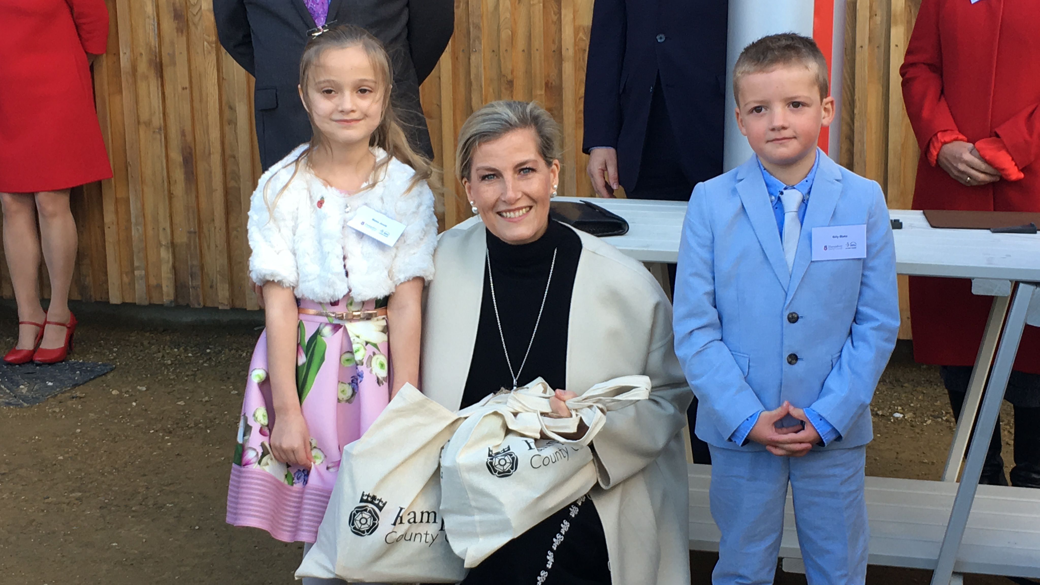 Countess Wessex and children