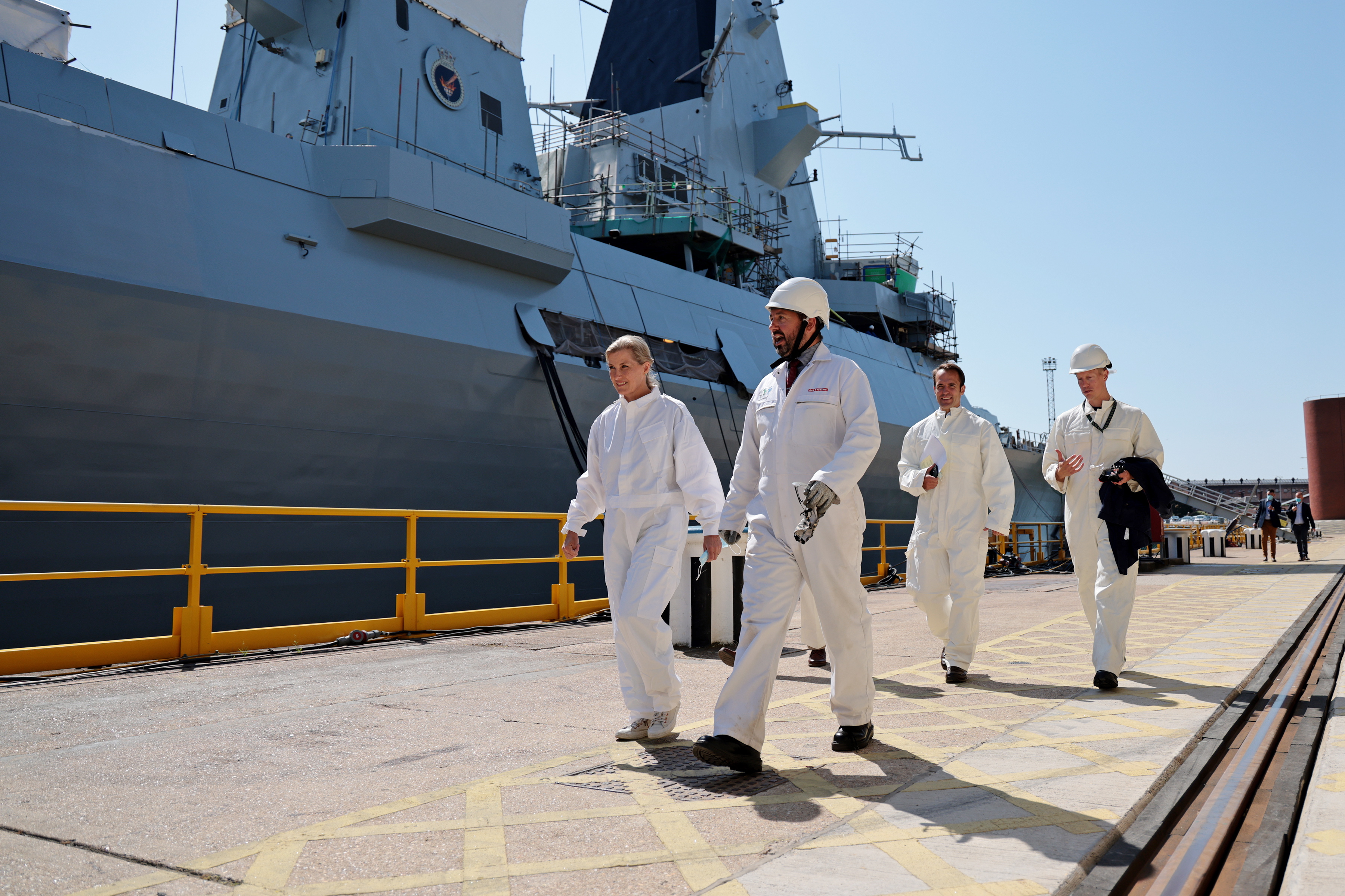 Countess of Wessex visits HMS Daring Type 45 destroyer 2021072 Credit Royal Navy.jpg