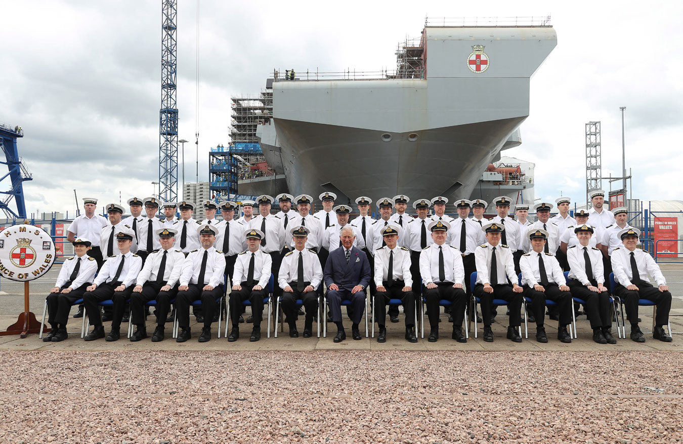 HRH Prince Charles Visits Ship To Bear His Name HRH Prince Charles Visits Ship To Bear His Name
