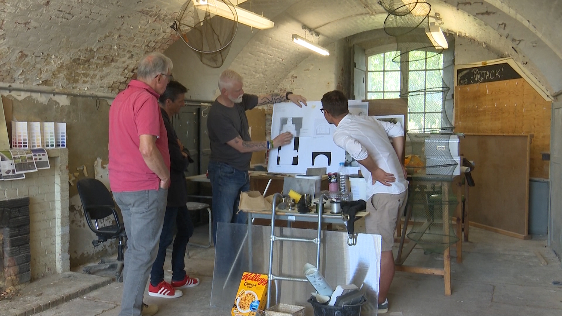 Creative process at Fort Cumberland 040319 CREDIT BFBS.jpg