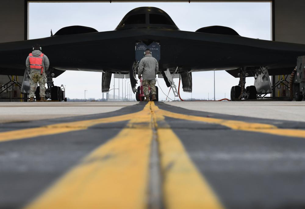 A fleet of $2 billion stealth planes have been grounded (Picture: DVIDS).