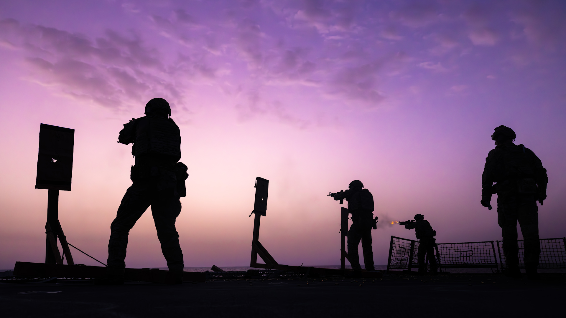 Crew of Portsmouth-based warship HMS Duncan gunnery shoots 02072024 CREDIT Royal navy
