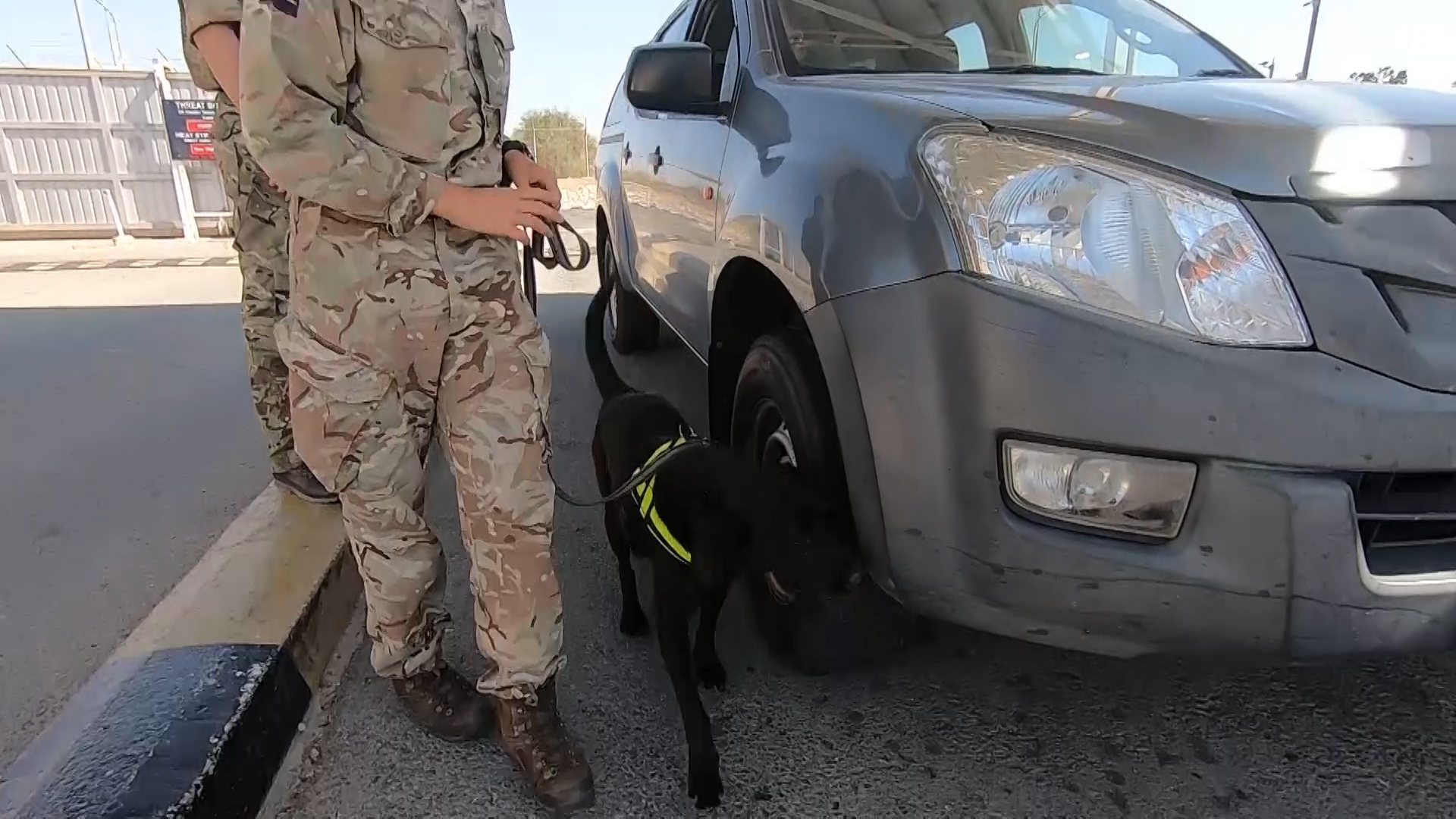 The dogs in the troop conduct vital checks at the various security gates.