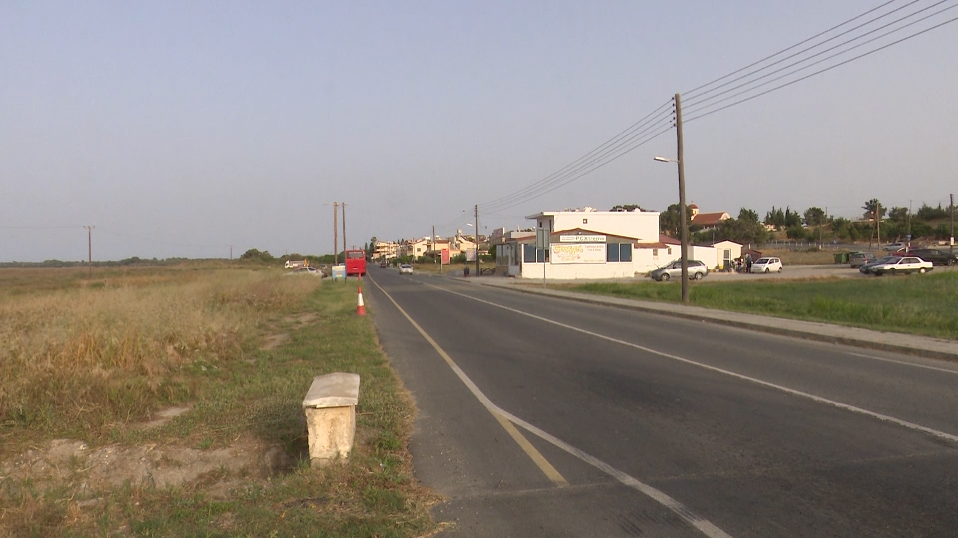 Place where road traffic accident occurred in Cyprus