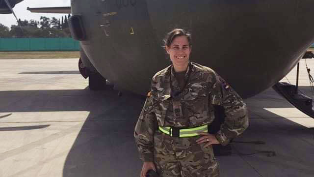 Cyprus Chief Transition Mentor Sarah Geddes pictured while serving CREDIT Sarah Geddes