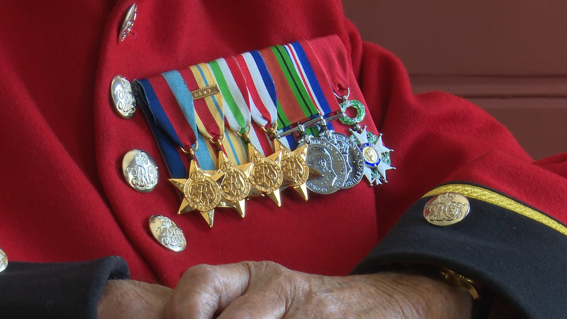 D-Day Chelsea Pensioner medals.