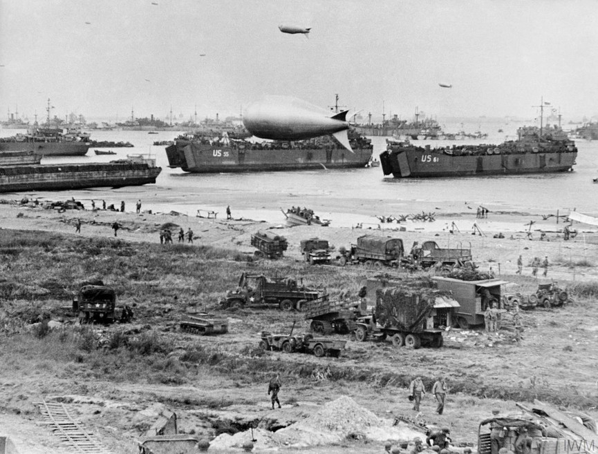 Intelligence from the Normandy beaches were even fed back to headquarters (Picture: PA).