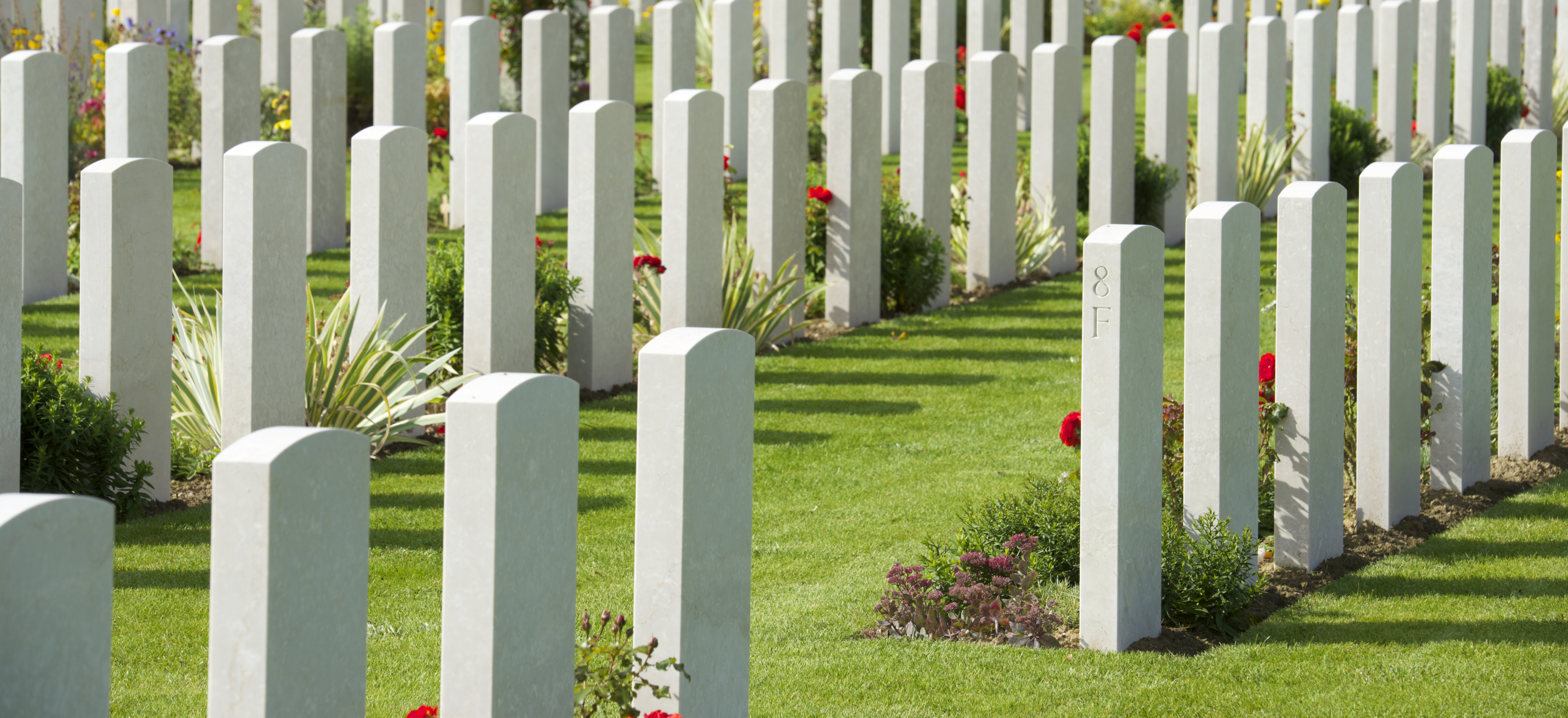 Bayeux Cemetery, Normandy. D-Day 75.