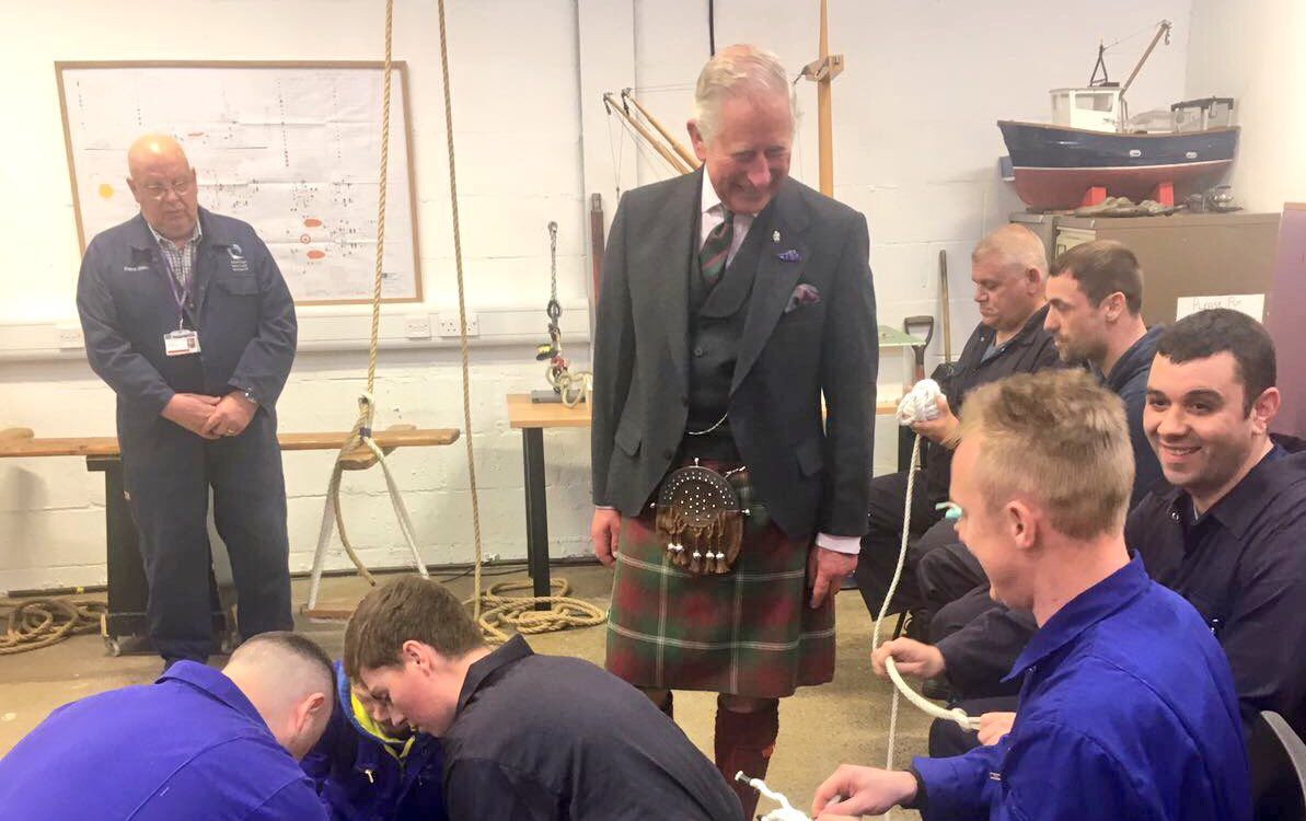 Charles Steers Ship In To Harbour At Maritime Academy